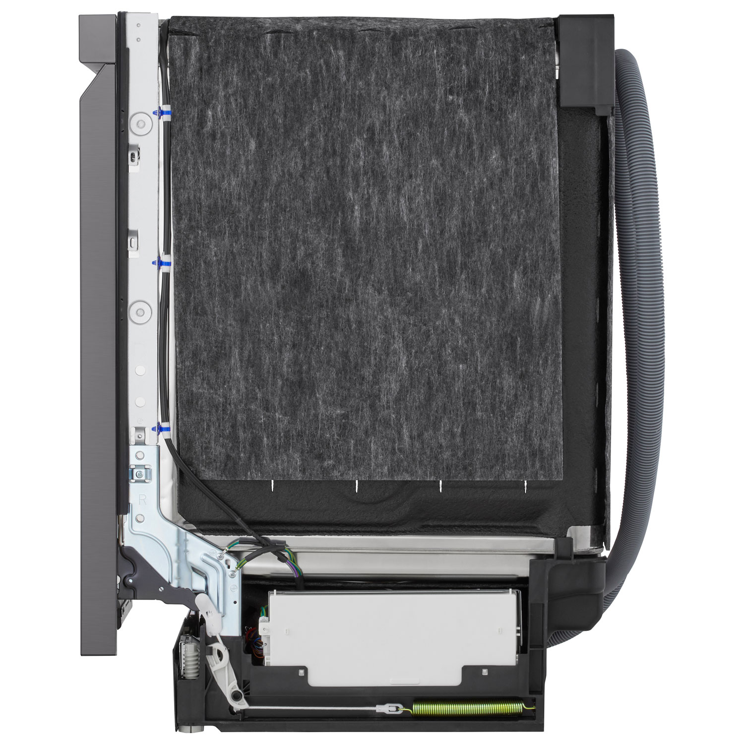 Lave-vaisselle encastrable 24 po 46 dB avec troisième panier de LG - Inox noir