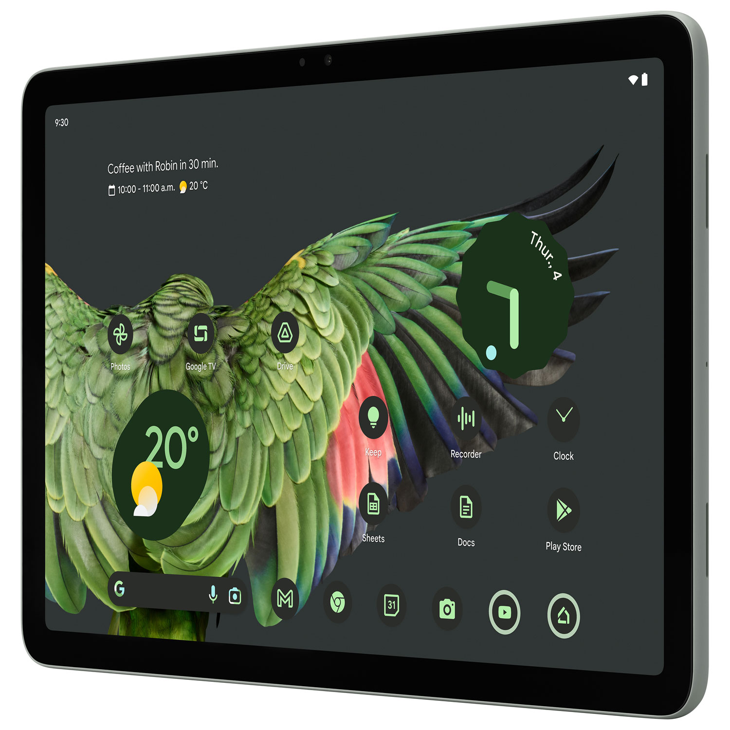 Tablette Pixel 11 de 128 Go de Google - Vert lichen