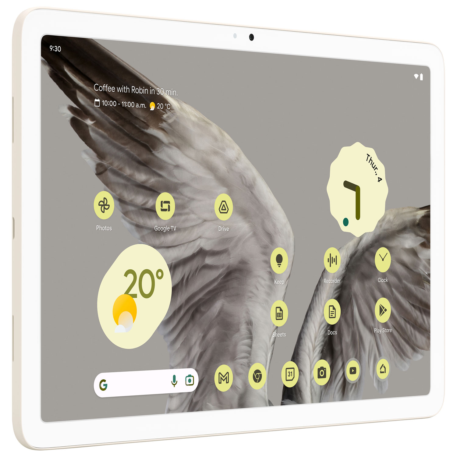 Tablette Pixel 11 de 128 Go de Google - Porcelaine