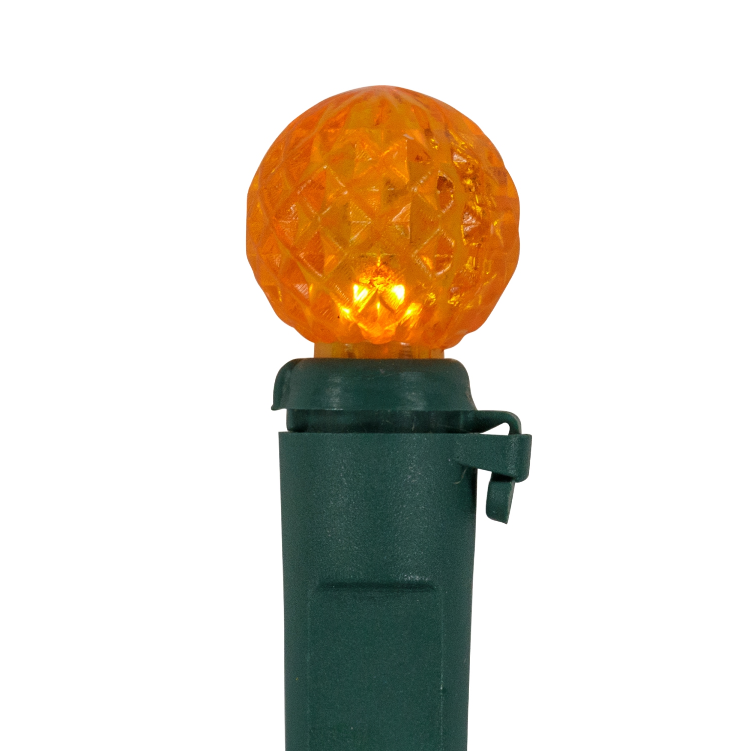 LED G12 Berry Christmas Lights - Multicolor - 16' Green Wire - 50ct