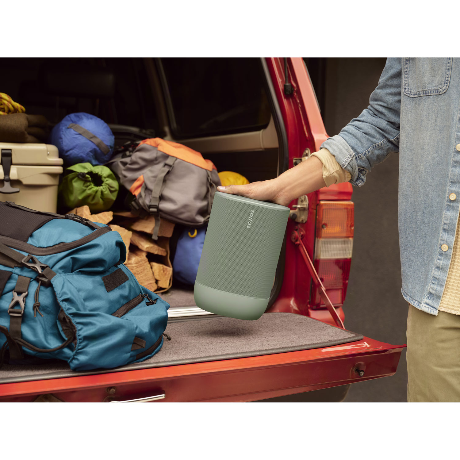 Sonos Move 2 Portable Durable Smart Speaker - Olive - Exclusive Retail Partner