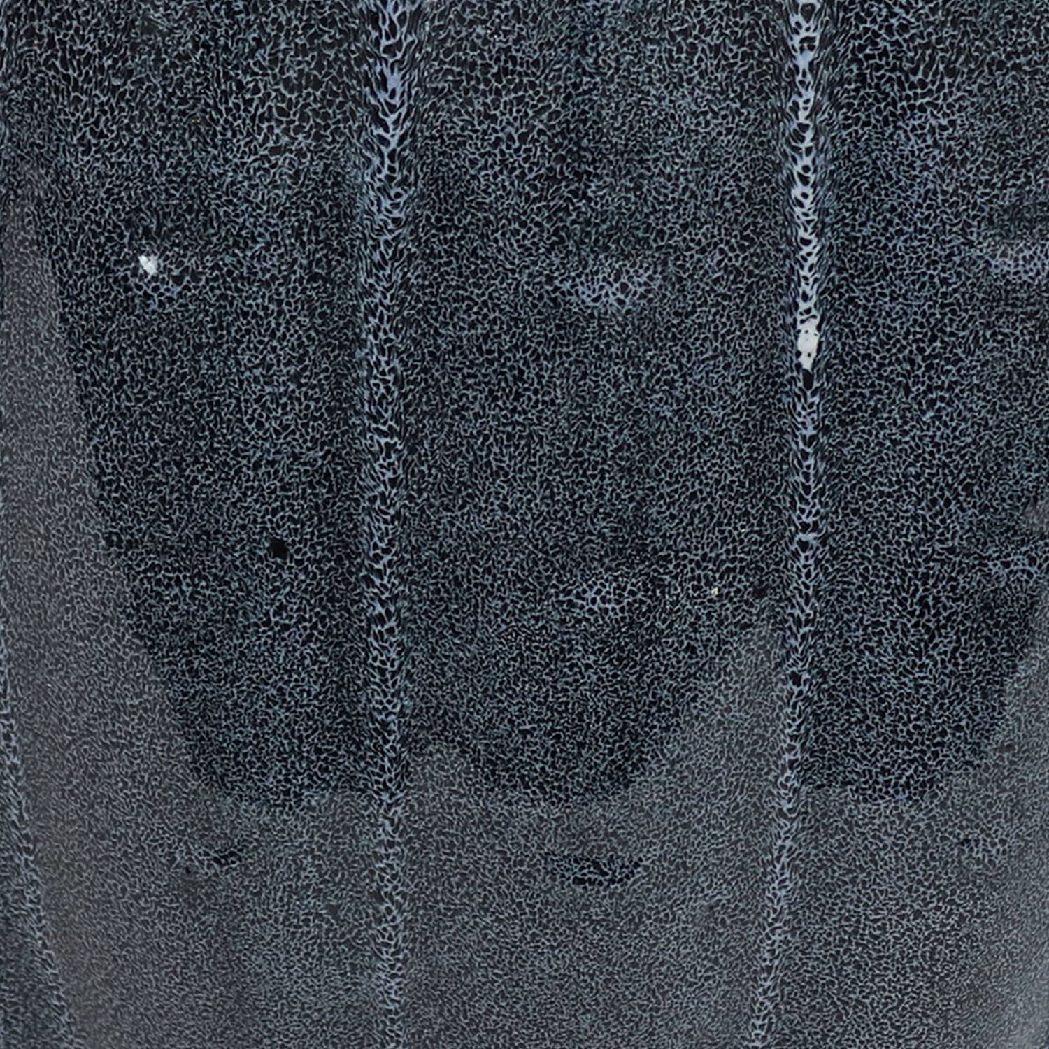 Sunnydaze 13.5" Fluted Ceramic Planter - Black Mist