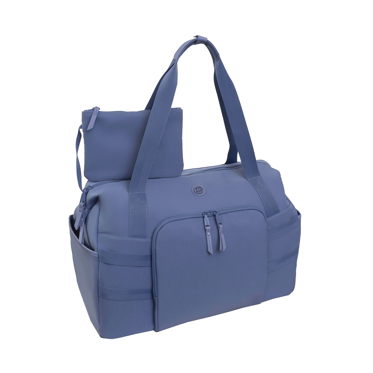 Joan & David 20 Inch Sport Nylon Weekender Duffle Bag with Mesh Organizer Compartment