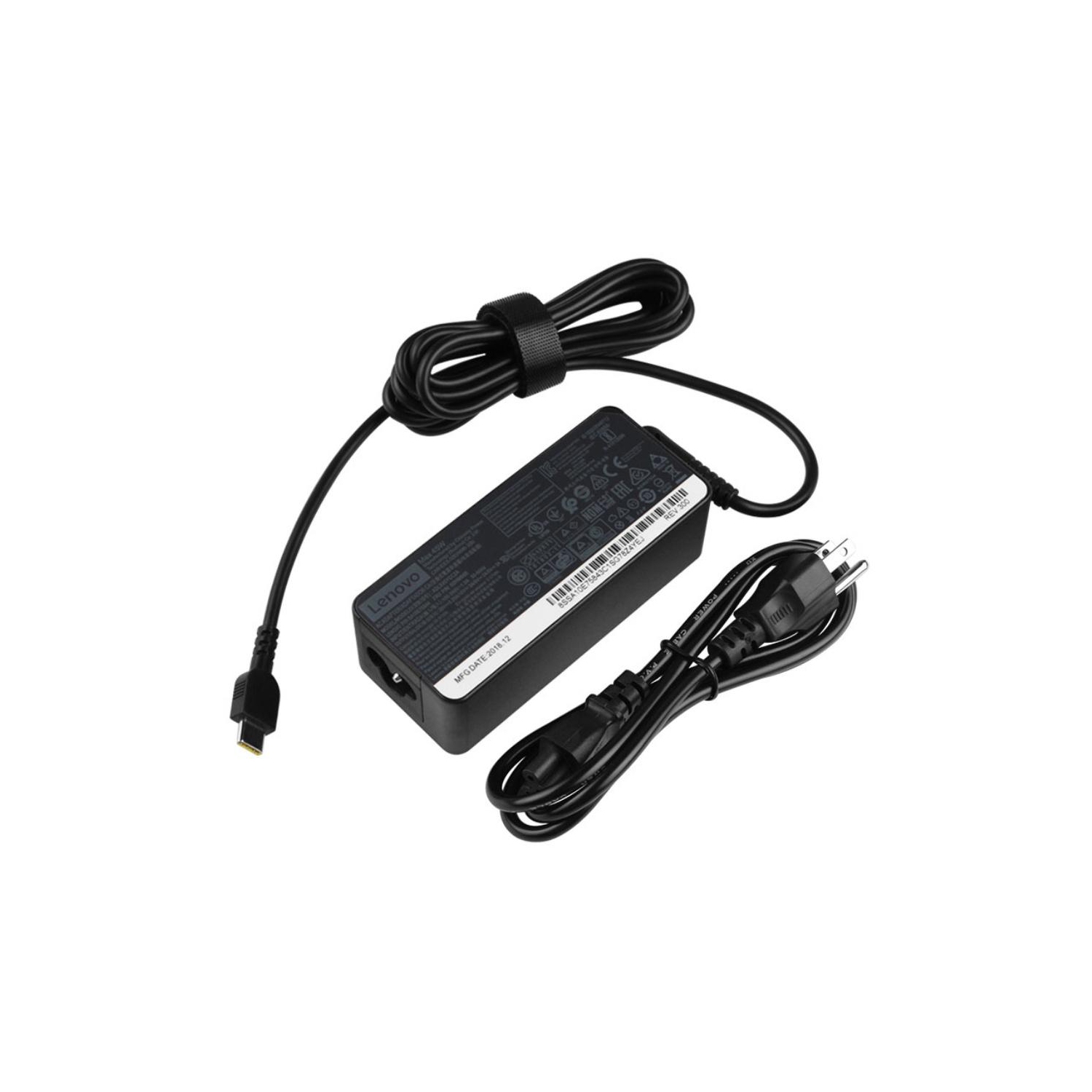 Refurbished Lenovo Adapter 45W 5V/12V/20V - 2A/3A/2.25A USB-C 02DL123