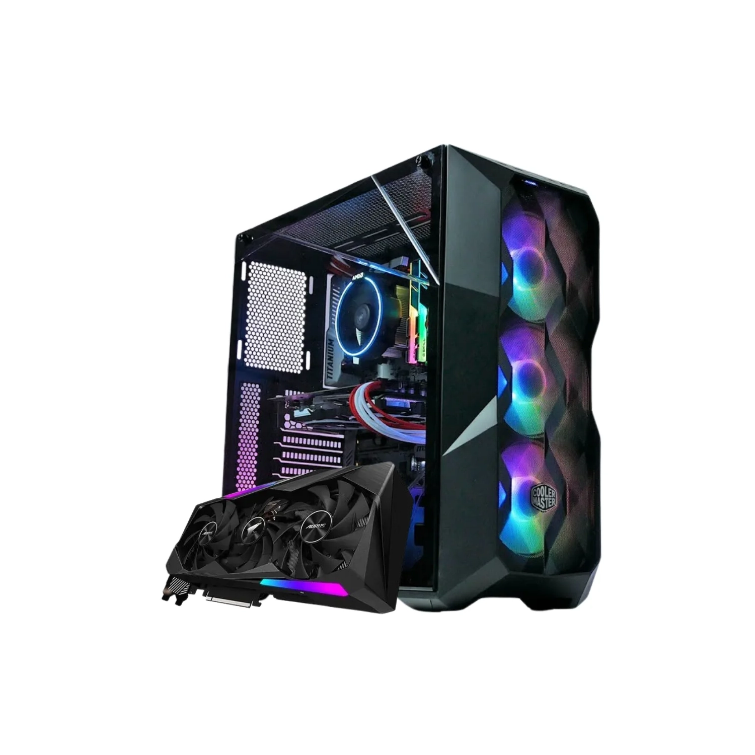 Zonic Gaming PC- Liquid Cooled Intel Core i7-14700KF, NVIDIA GeForce RTX 4090 ,64 GB DDR5 RAM, 2TB M.2 SSD, Built in WIFI, RGB Gaming Keyboard kit, Windows 11