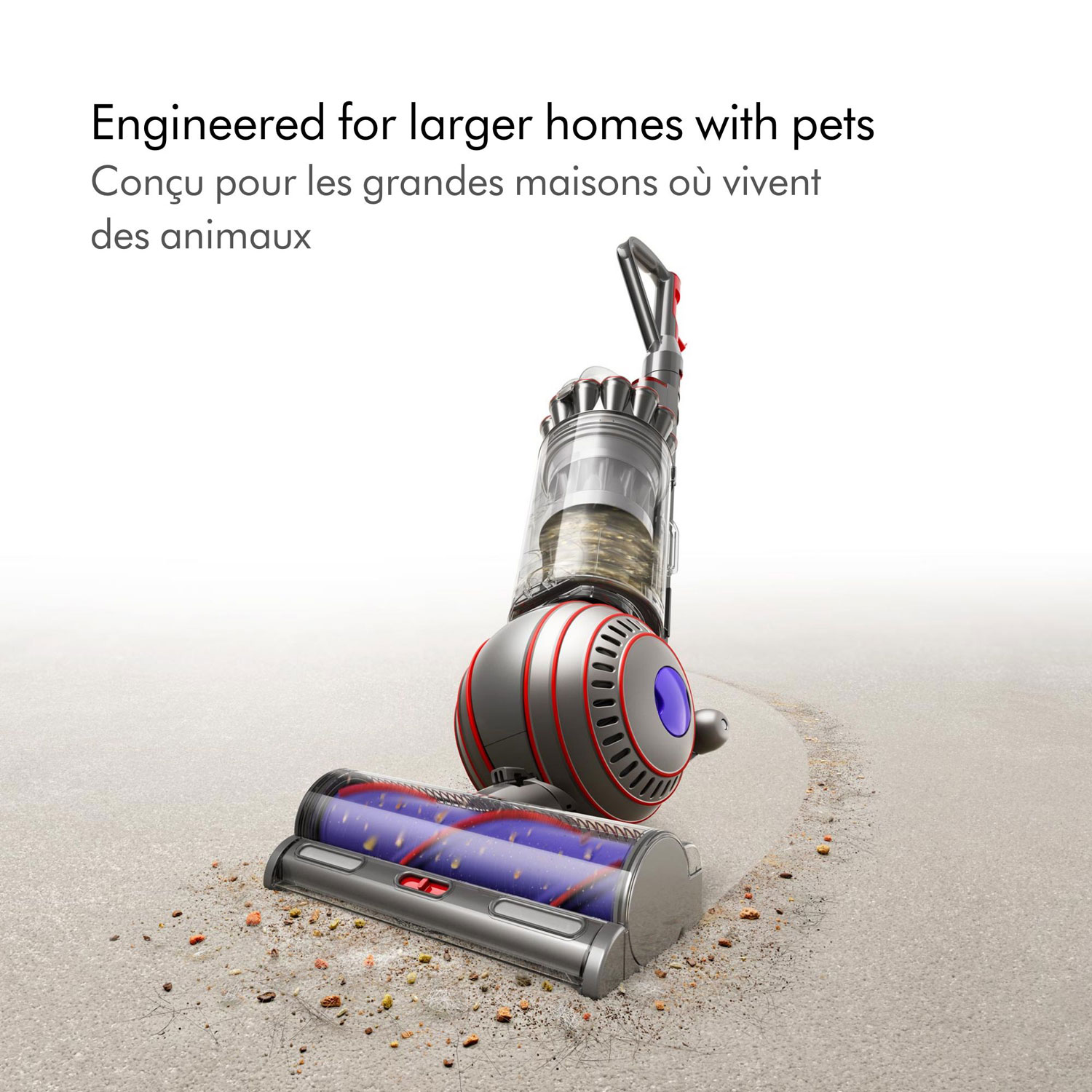 Aspirateur vertical sans sac Ball Animal 3 de Dyson - Nickel/Argenté