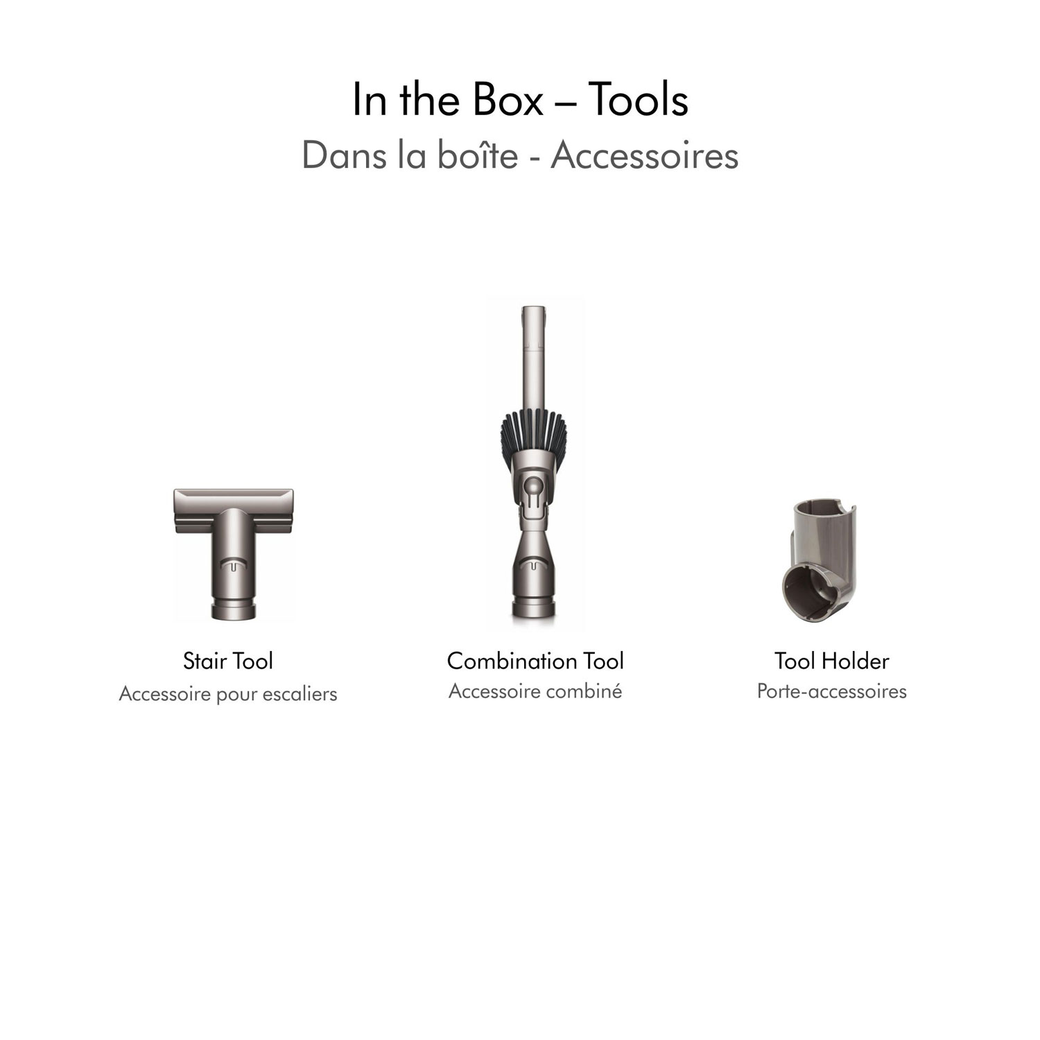 Aspirateur vertical sans sac Ball Animal 3 de Dyson - Nickel/Argenté