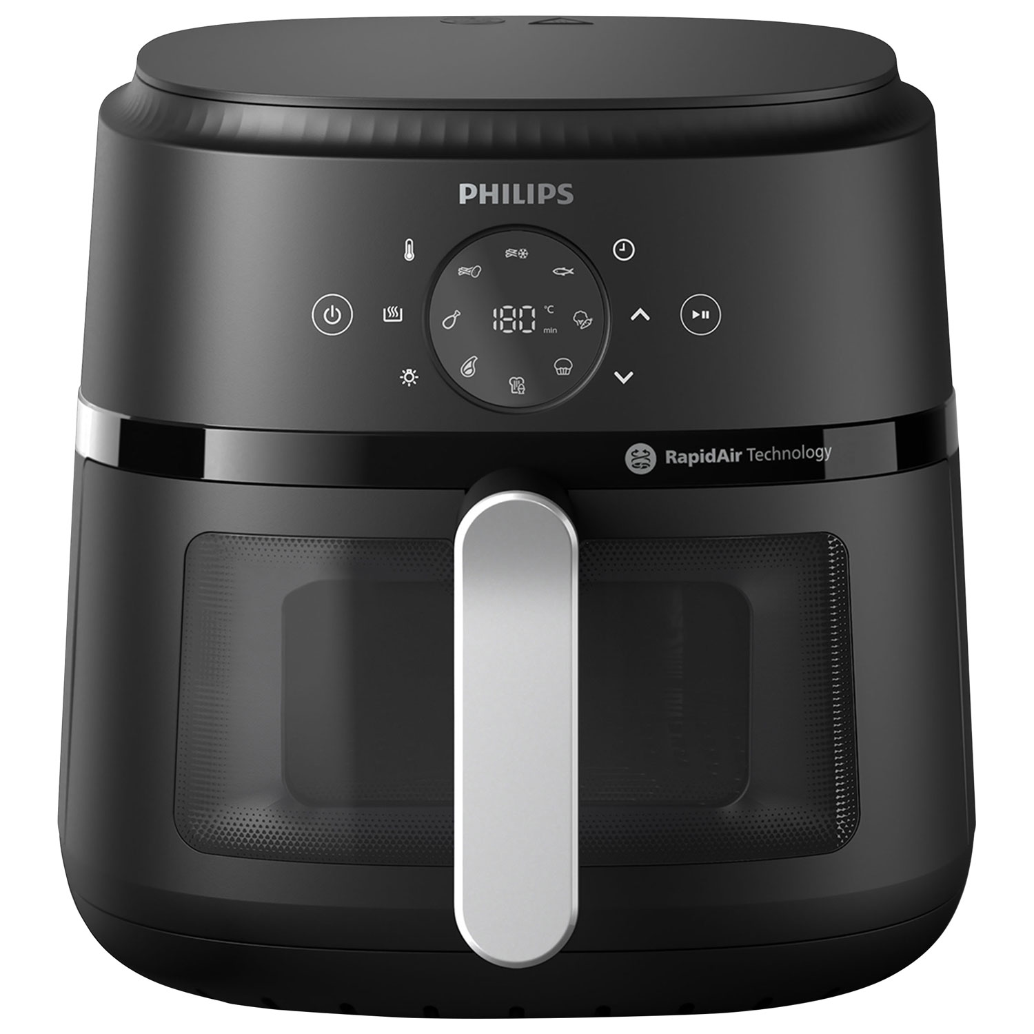 Philips 2000 Series Air Fryer with Window - 6.6QT - Black - Only at Best Buy