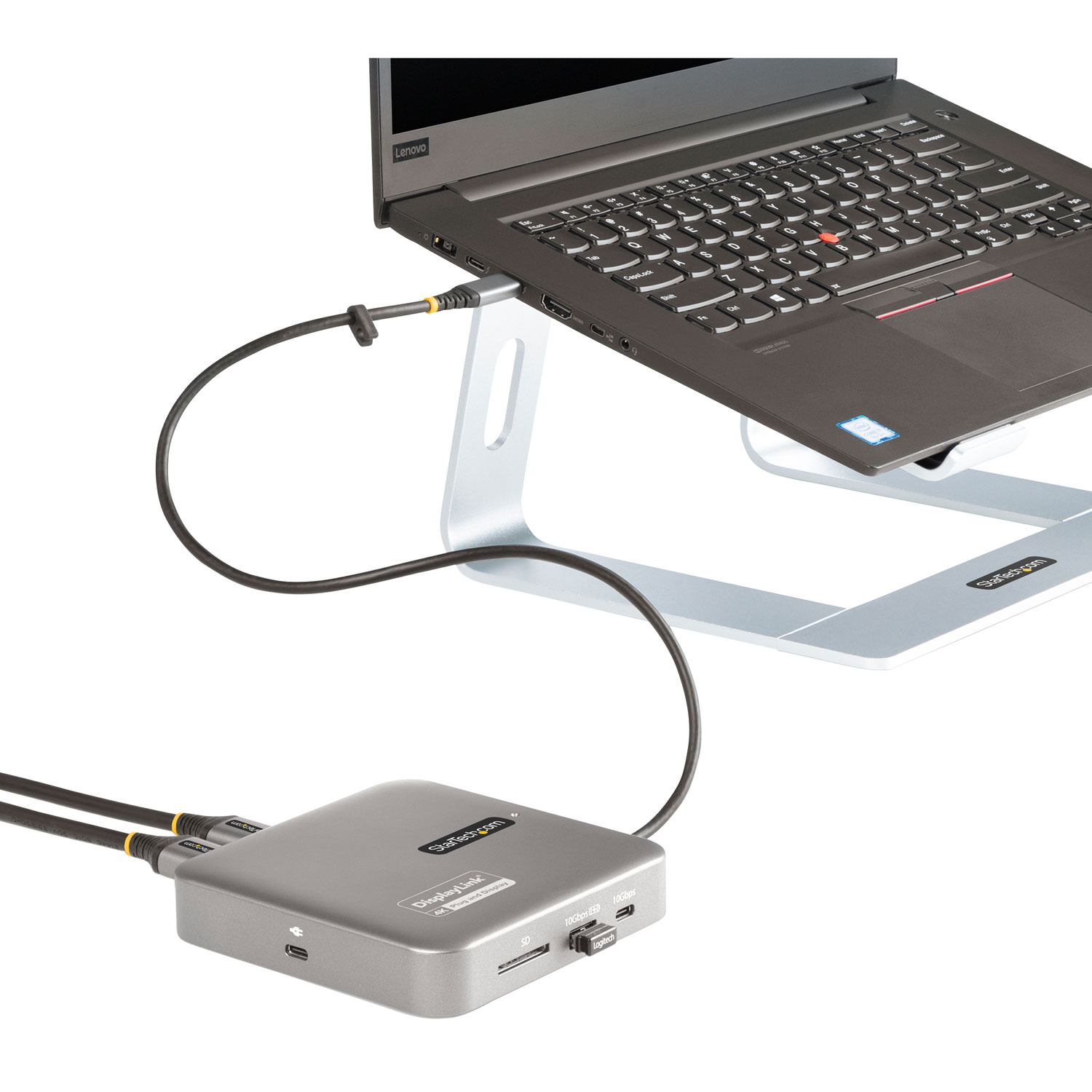 StarTech USB-C Multiport Adapter with HDMI & Card Reader & Ethernet