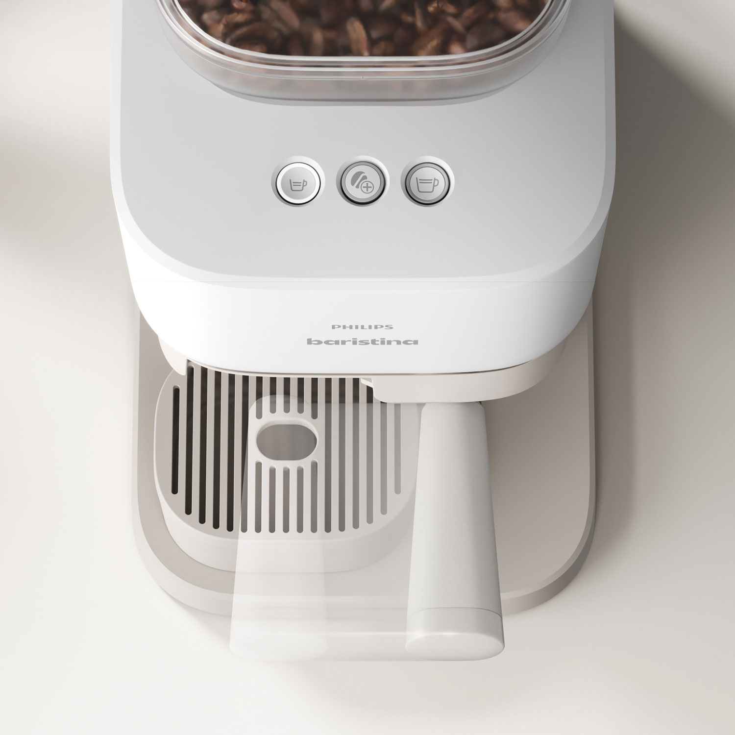 Philips Baristina Automatic Espresso Machine - White