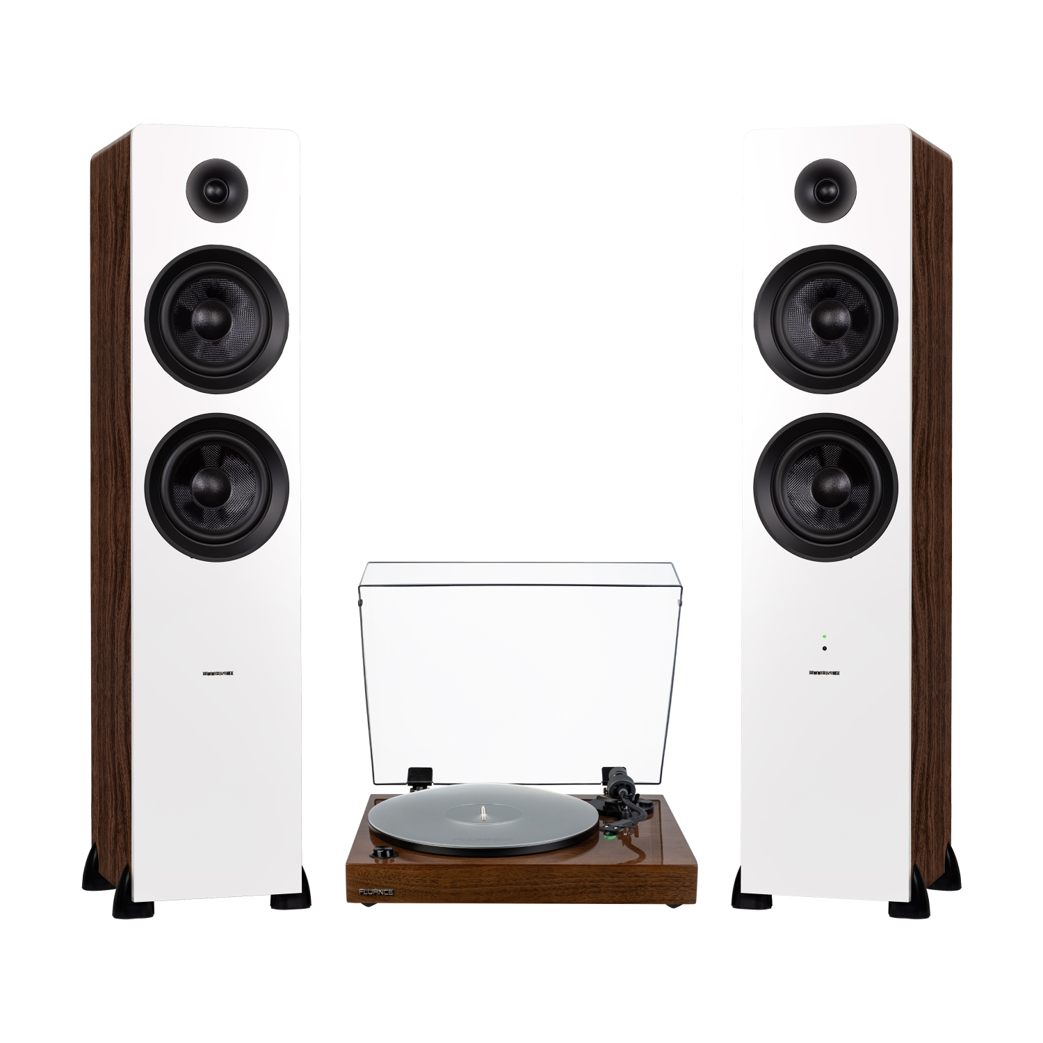 Fluance RT81+ Turntable & Ai81 Tower Speakers: Superior Sound Harmony for Analog Lovers