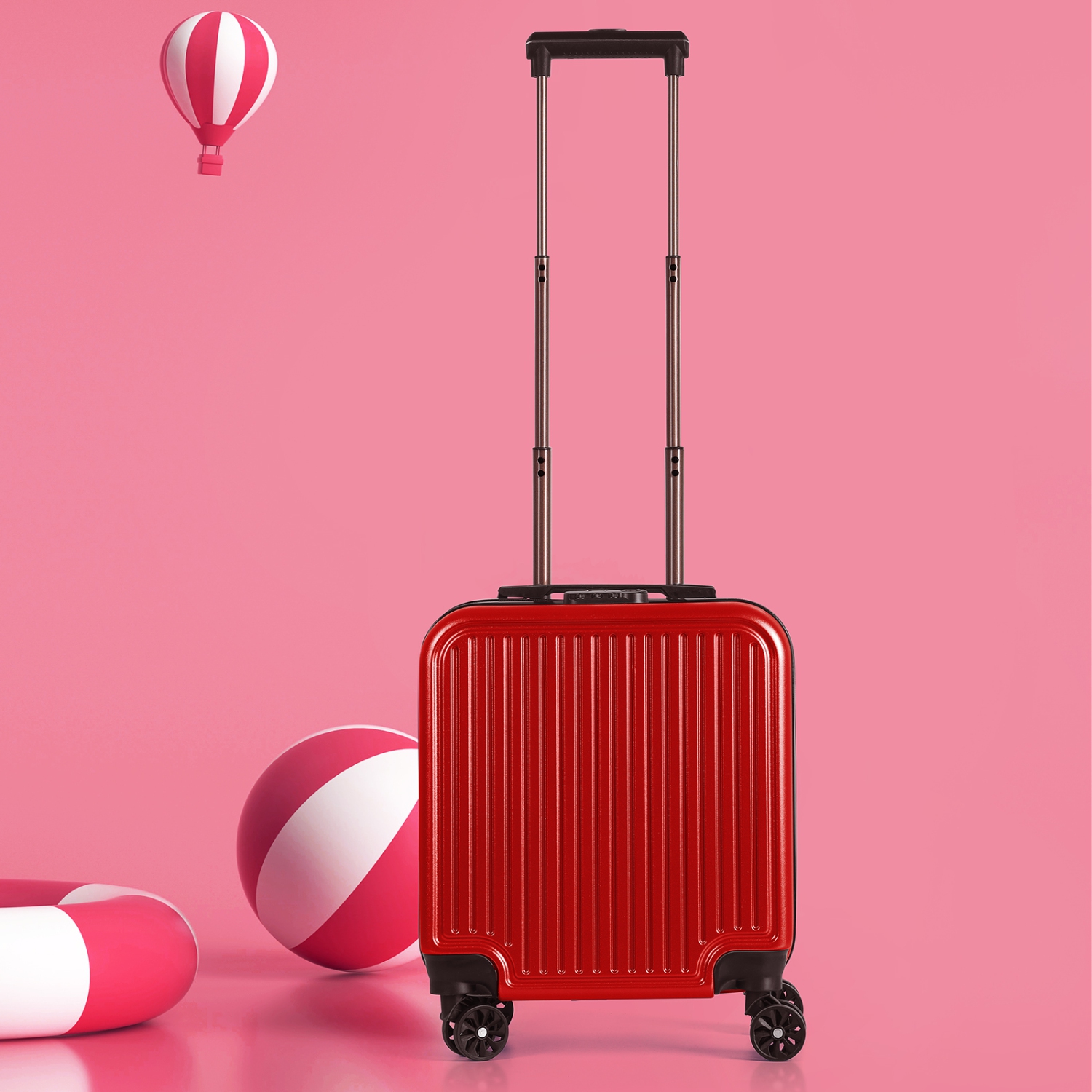 Sacs de voyage TSA à roulettes 18&nbsp;po avec cadre en aluminium et boîtier rigide de HIKOLAYAE