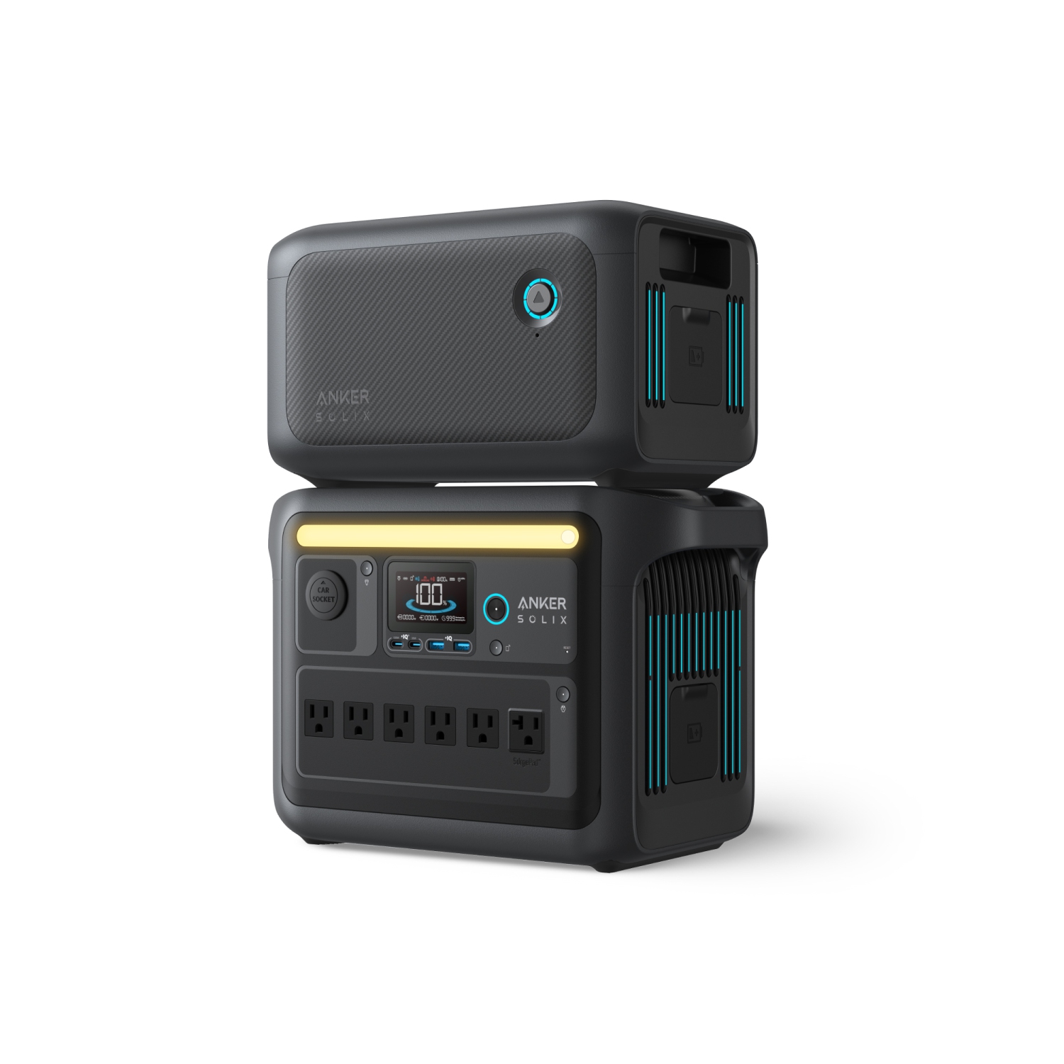 Anker SOLIX C1000X and BP1000X Portable Power Station - 2,112Wh | 1,800W