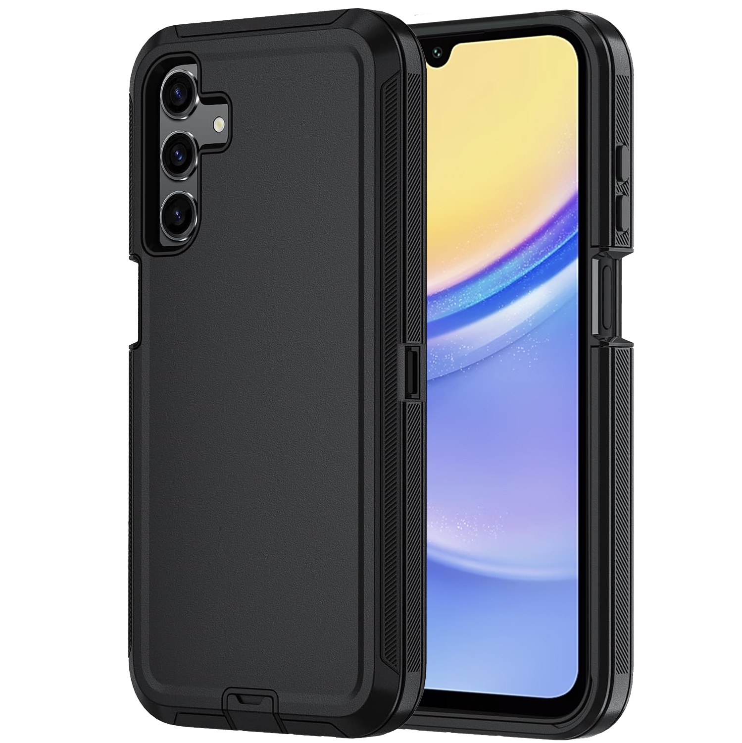 XCRS – Étui robuste triple couche Defender avec protection antichoc pour Galaxy A35 5G 6,6 po de Samsung