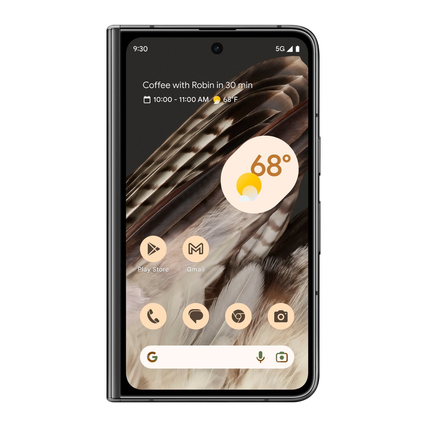 Refurbished - Google Pixel Fold 256GB - Obsidian - Unlocked