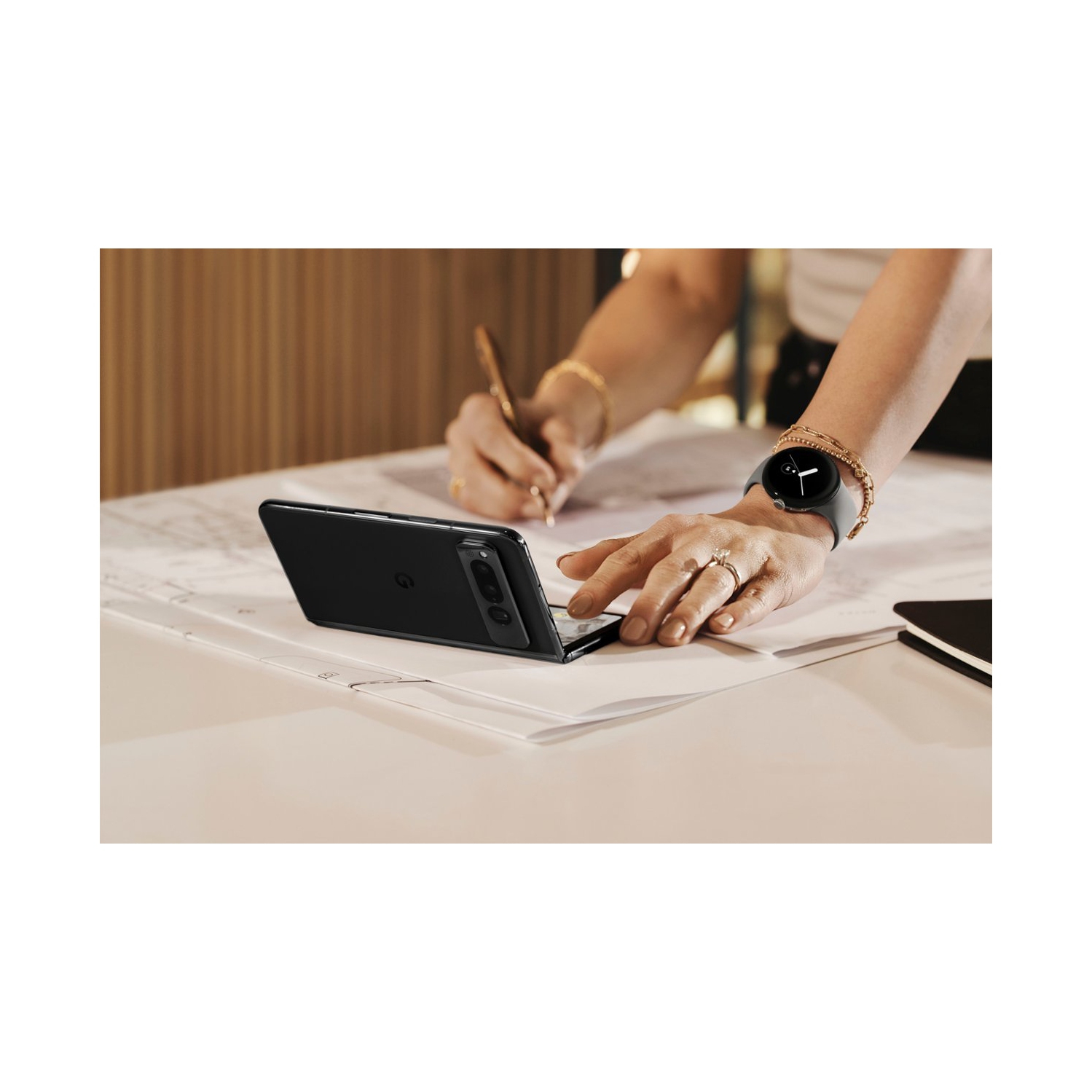 Refurbished - Google Pixel Fold 256GB - Obsidian - Unlocked