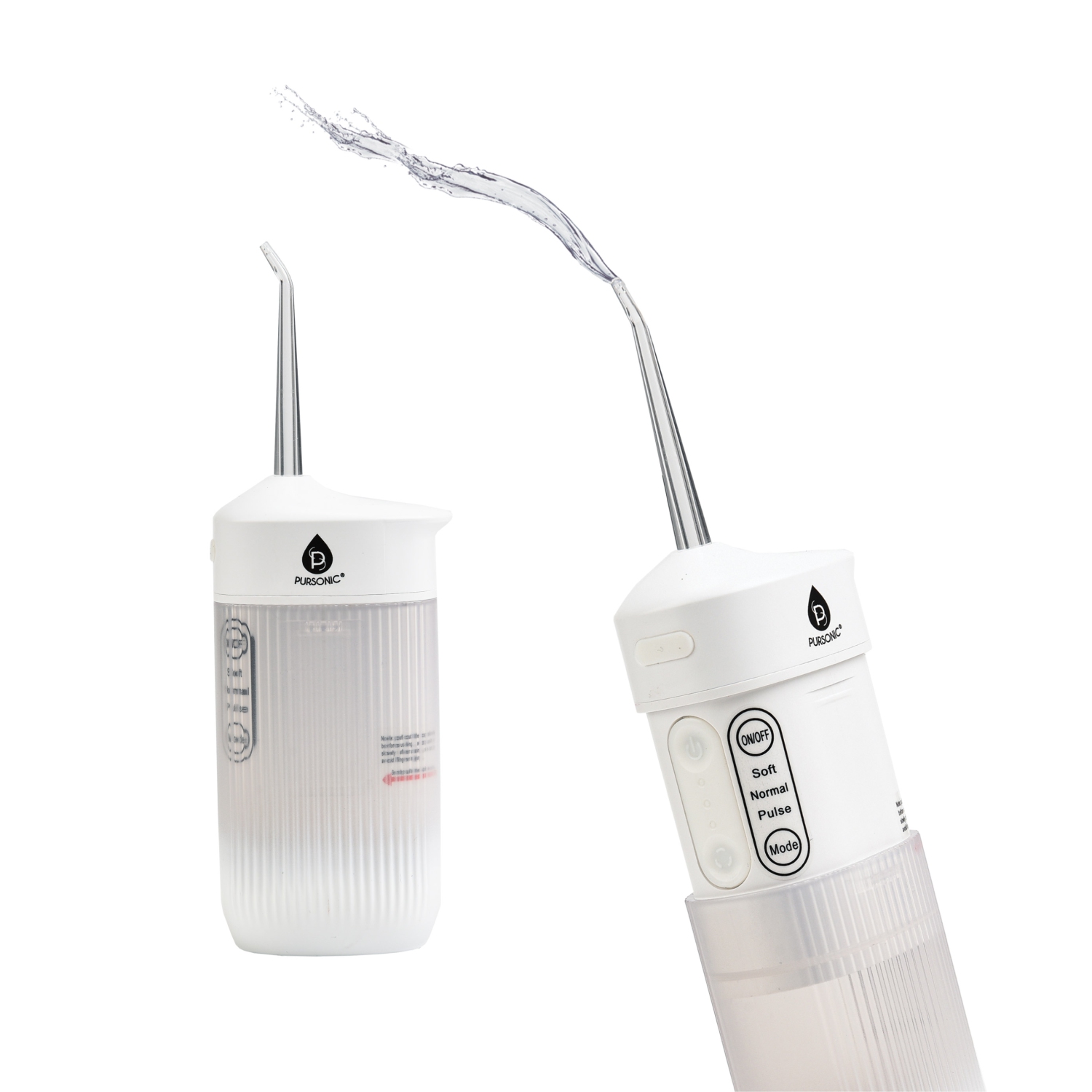 Hydropulseur repliable rechargeable USB portatif de Pursonic