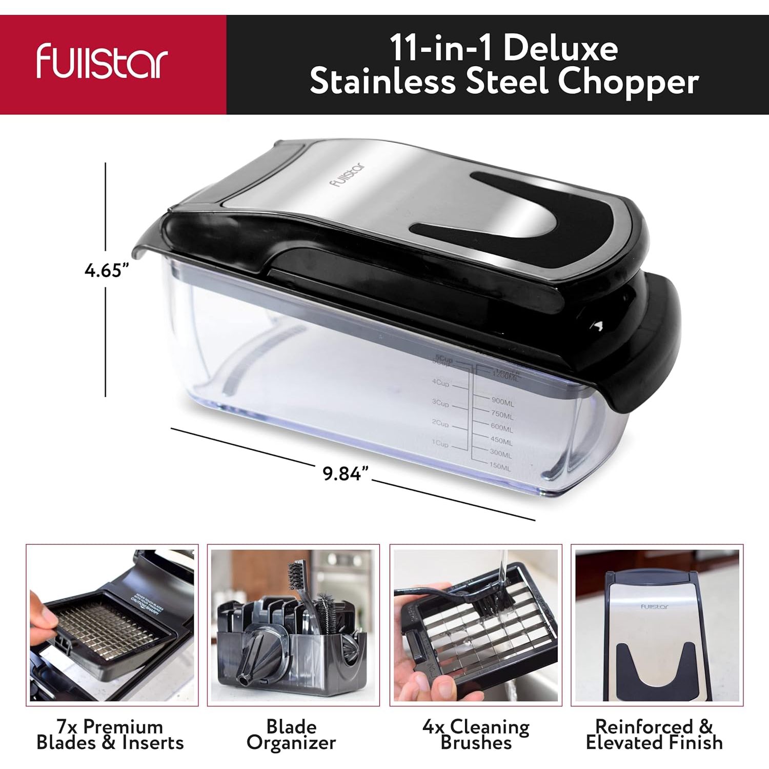 Vegetable Chopper Cutter Onion Chopper - Veggie Chopper Food, Salad Chopper Manual - Veg Potato Onion Dicer Slicer - Kitchen Tools and Gadgets