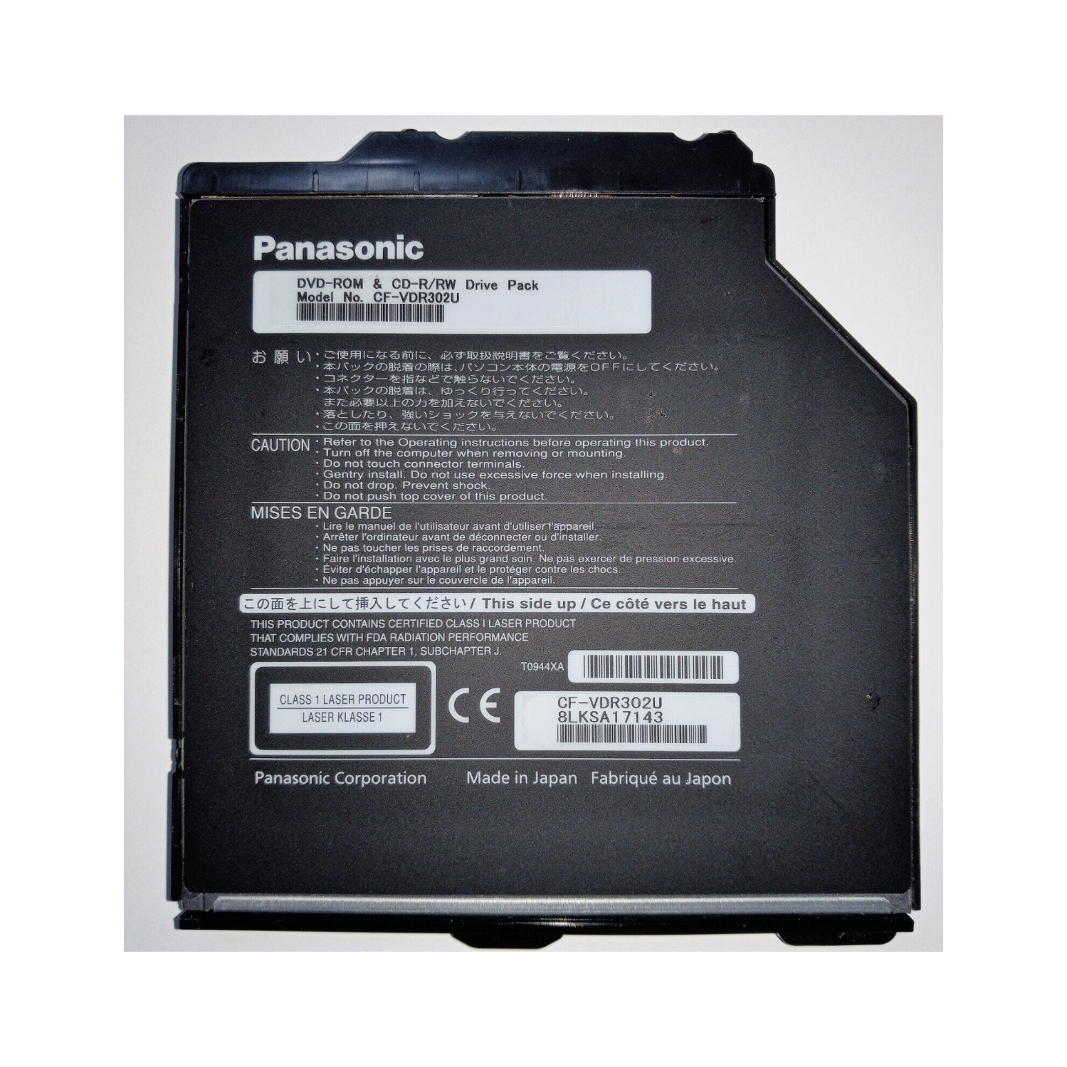 Brand New- Panasonic Toughbook CF-VDM302U 8X DVD CD-RW Drive Multidrive Toughbook CF-30