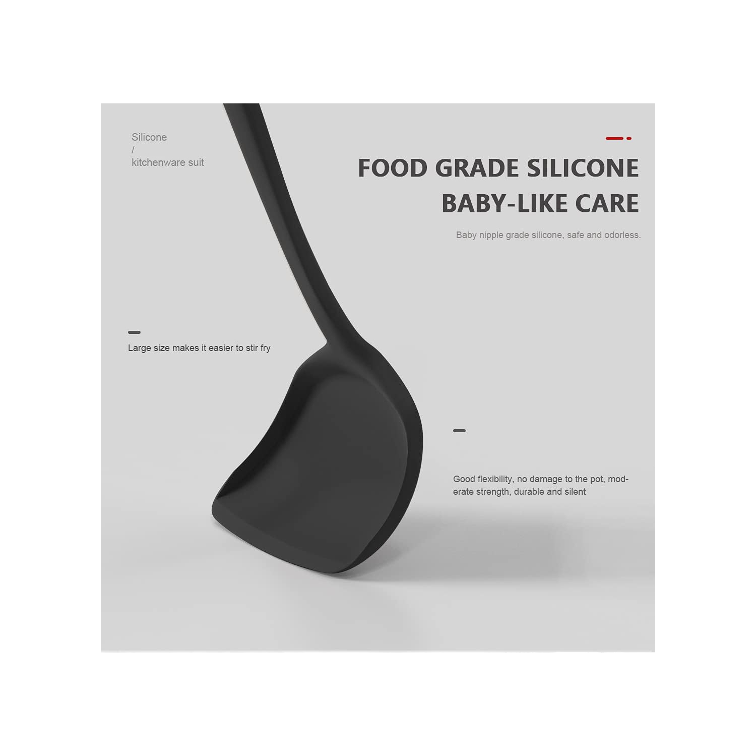 Silicone Cooking Utensils Set - 446°F Heat Resistant Kitchen,Turner Tongs, Spatula, Spoon,Brush, Whisk, Kitchen Ustensil Tools Set for Nonstick