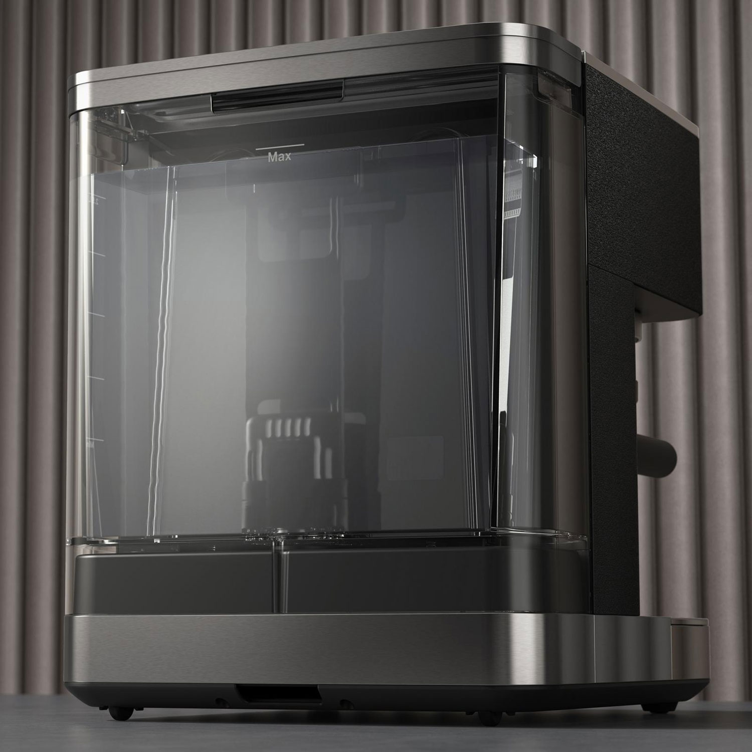 KitchenAid Semi-Automatic Espresso Machine with Coffee Grinder - Cast Iron Black