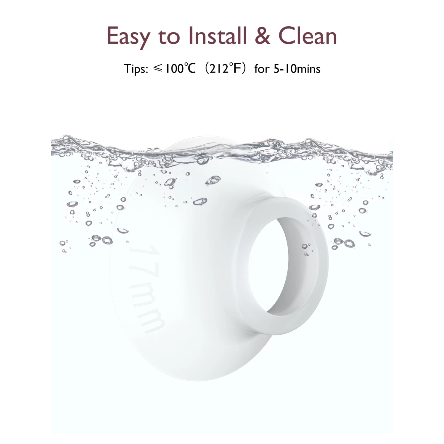 MomCozy – pièce à bride 17&nbsp;mm pour MomCozy M5, M5 accessoires de rechange pour tire-lait, 1PC