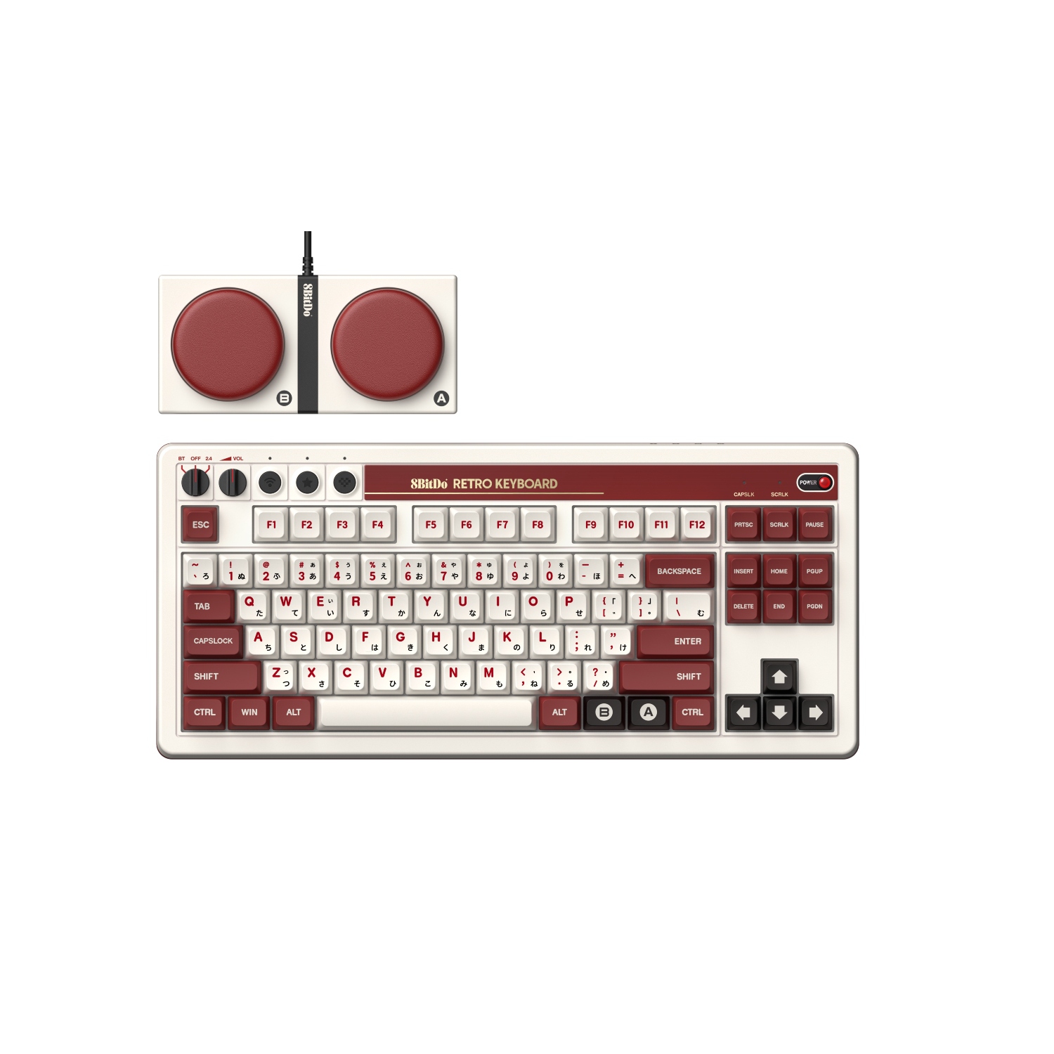 8BitDo Retro Mechanical Keyboard - Fami Edition