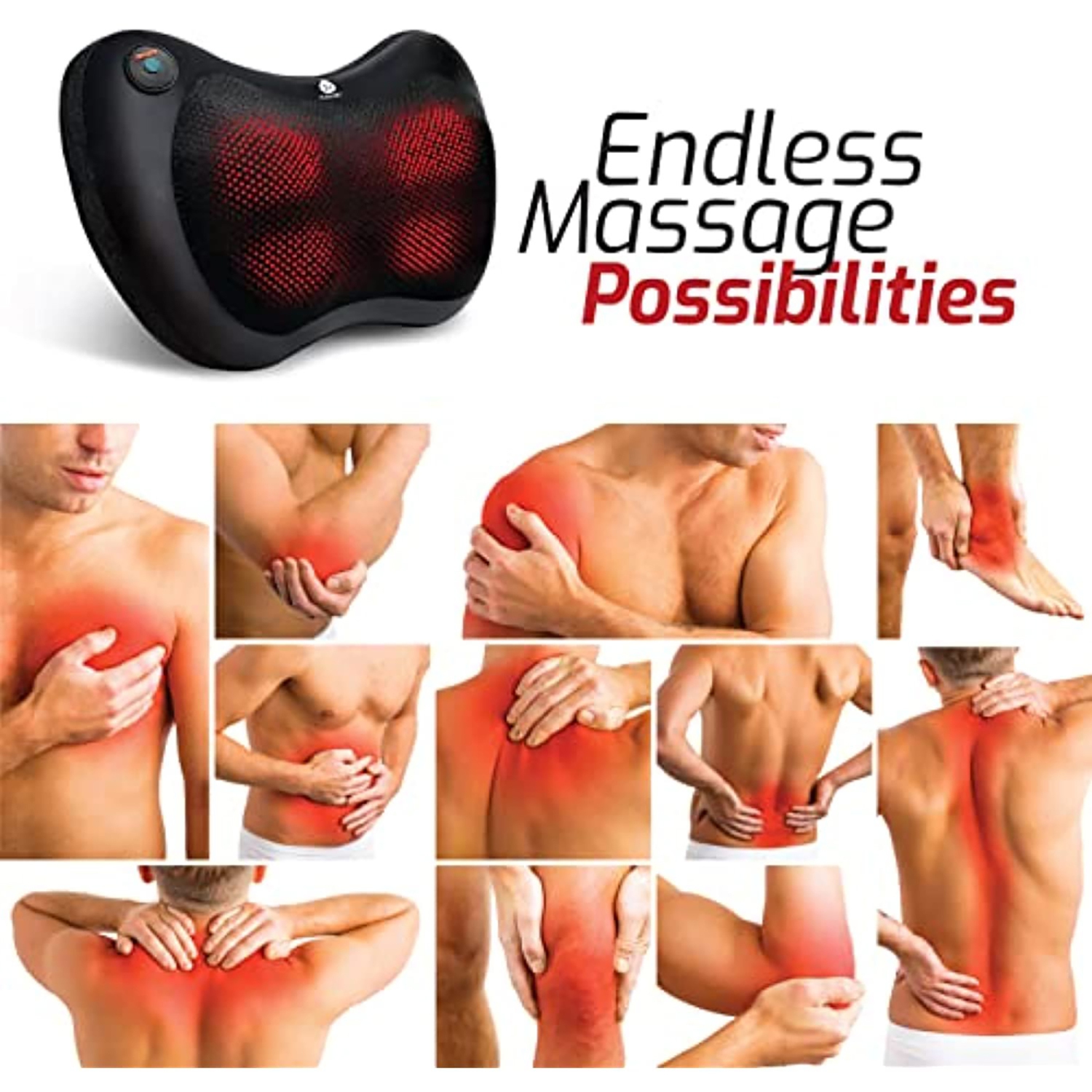 Appareil de massage shiatsu pour le cou et le dos de Pursonic