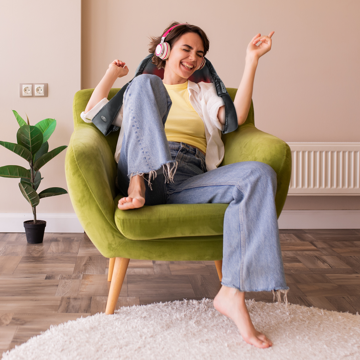 Appareil de massage shiatsu pour le dos et le cou Pursonic 3D de Pursonic