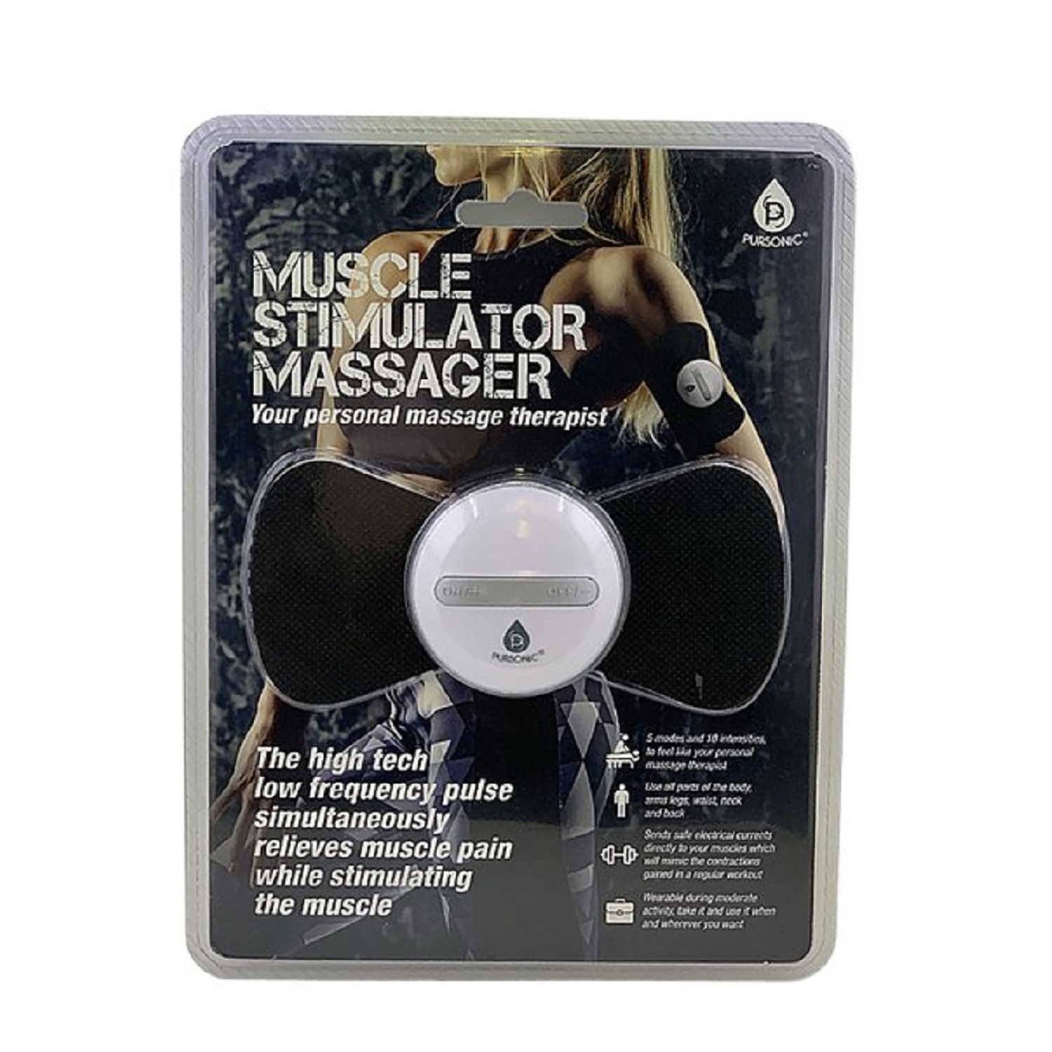 Pursonic Wireless Muscle Stimulator Pulse Massager