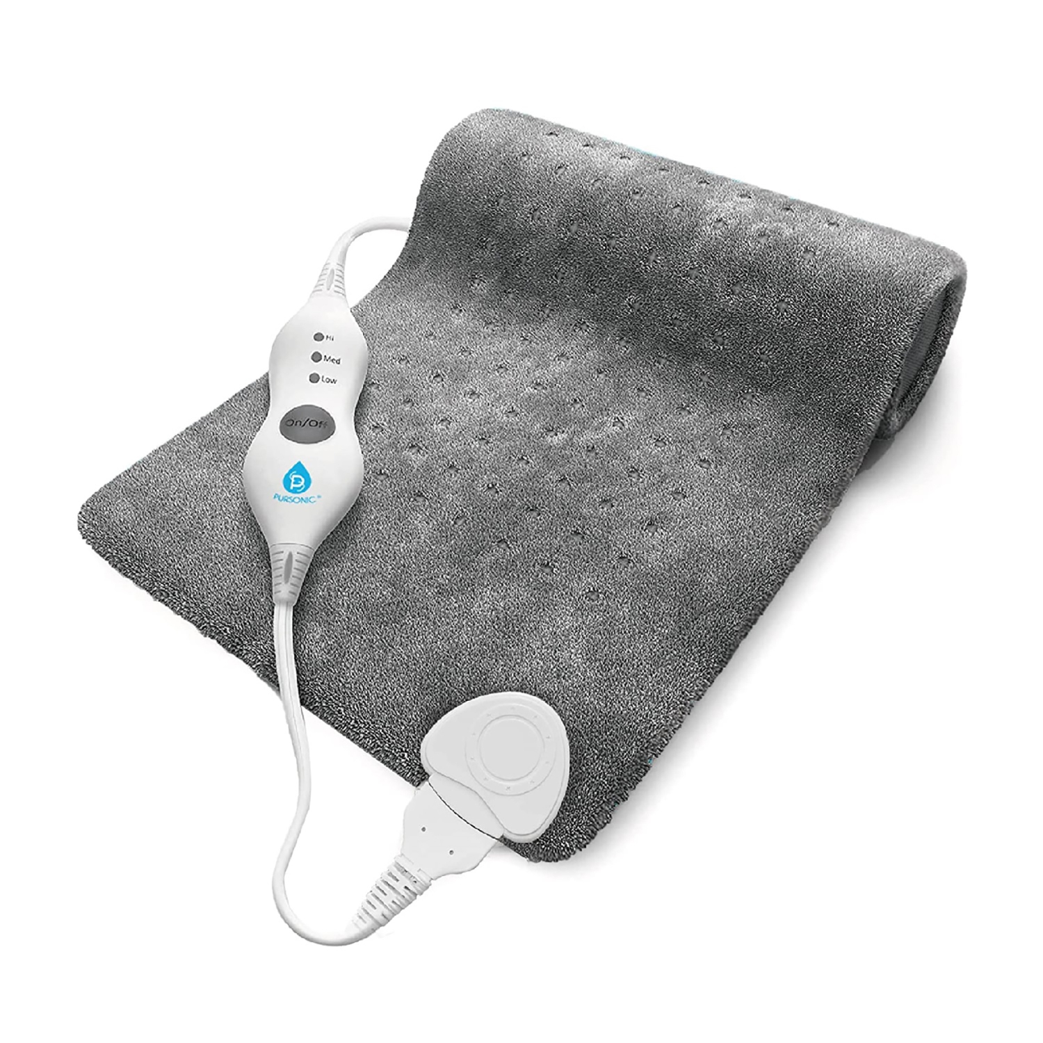 Pursonic Electric Heating Pad - Grey