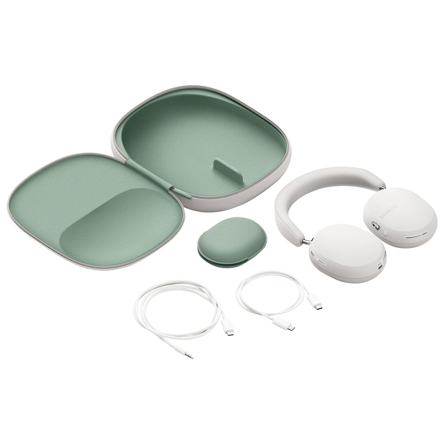 Casque d'écoute Bluetooth à suppression du bruit Ace de Sonos - Blanc doux