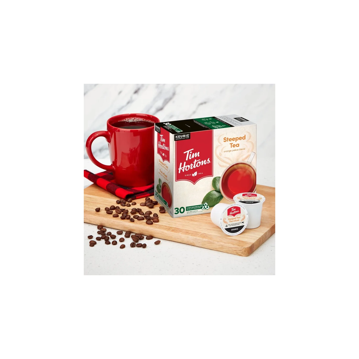 Tim Hortons Steeped Orange Pekoe Tea K-Cup Pods - Buy Online