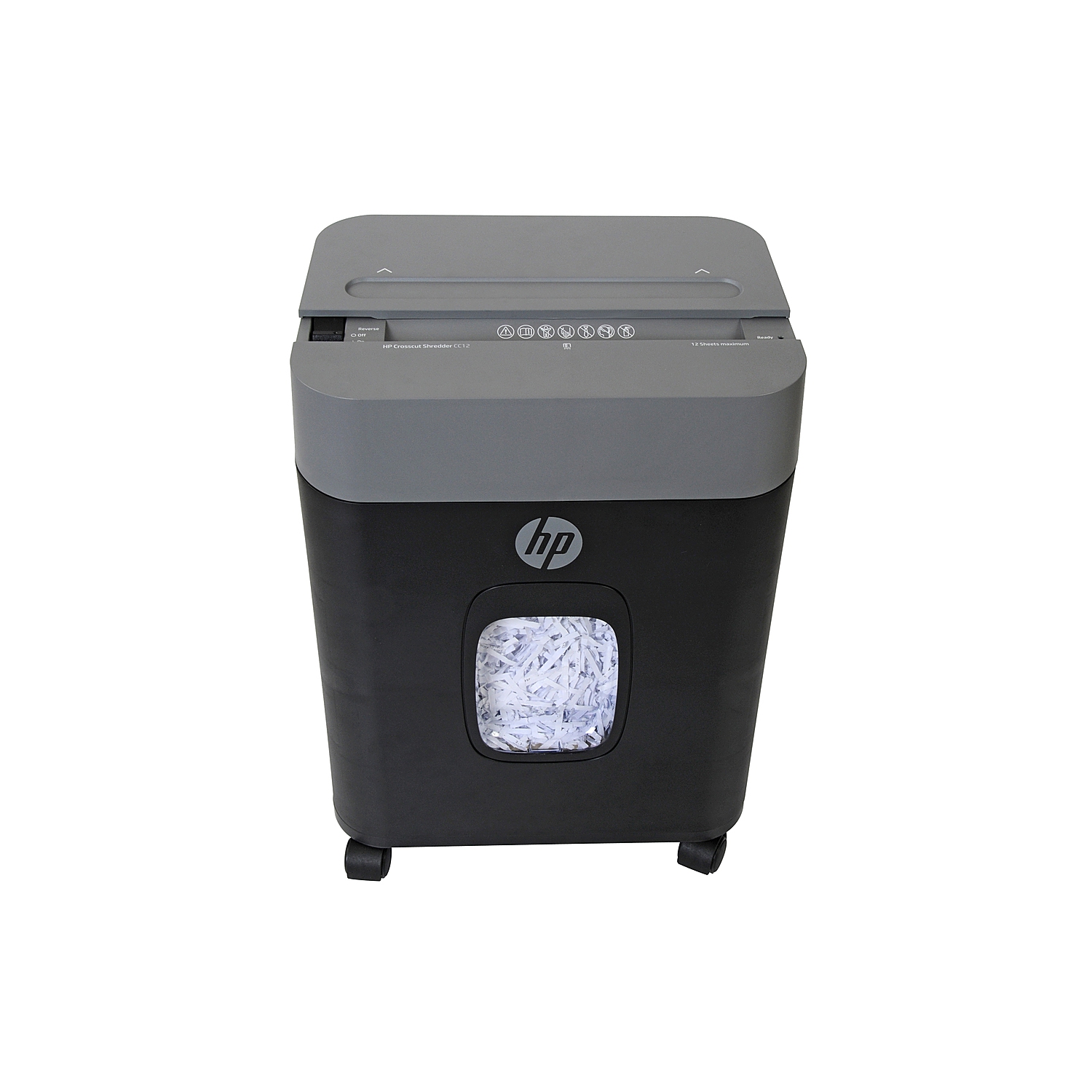 HP CC12 12-Sheet Crosscut Shredder -