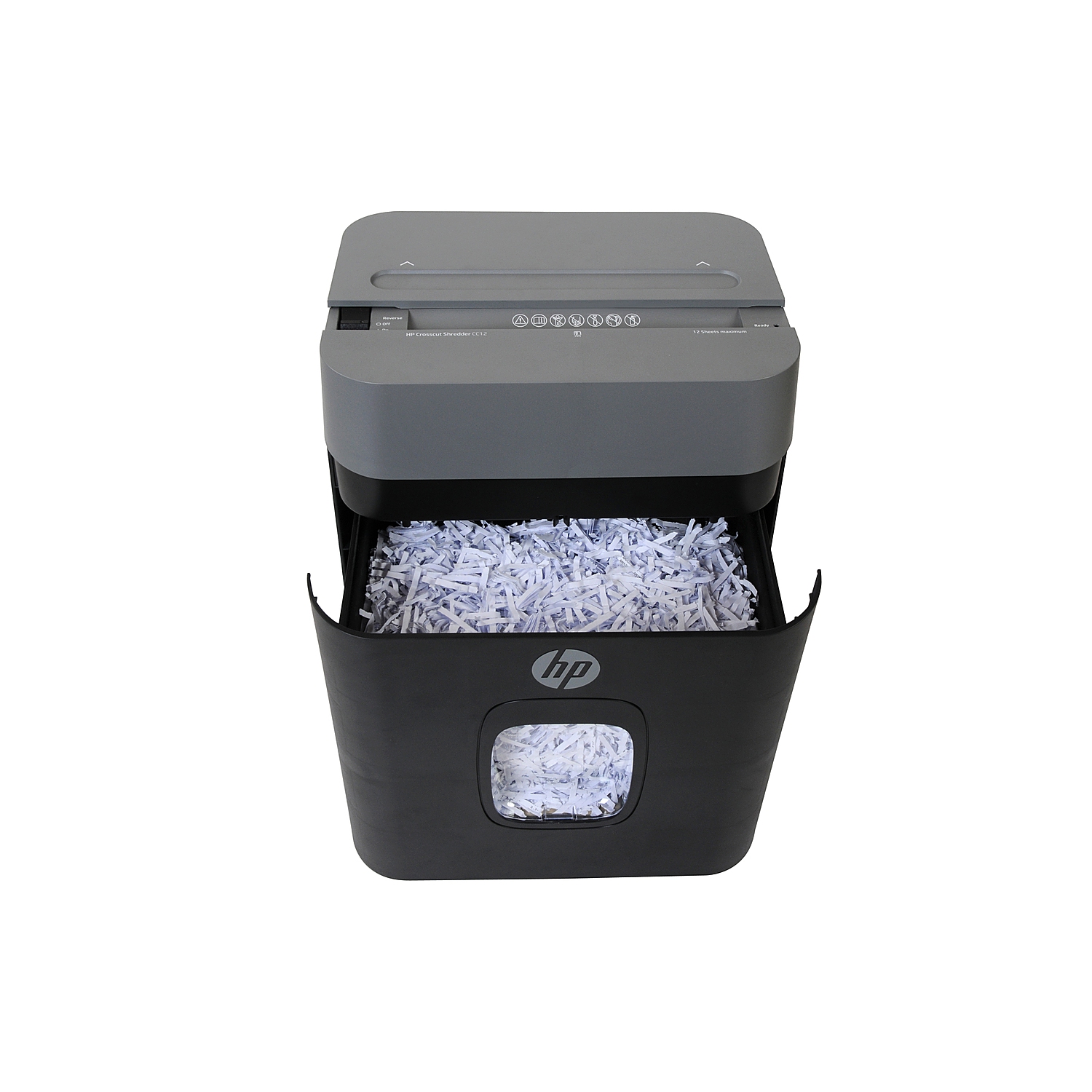 HP CC12 12-Sheet Crosscut Shredder -