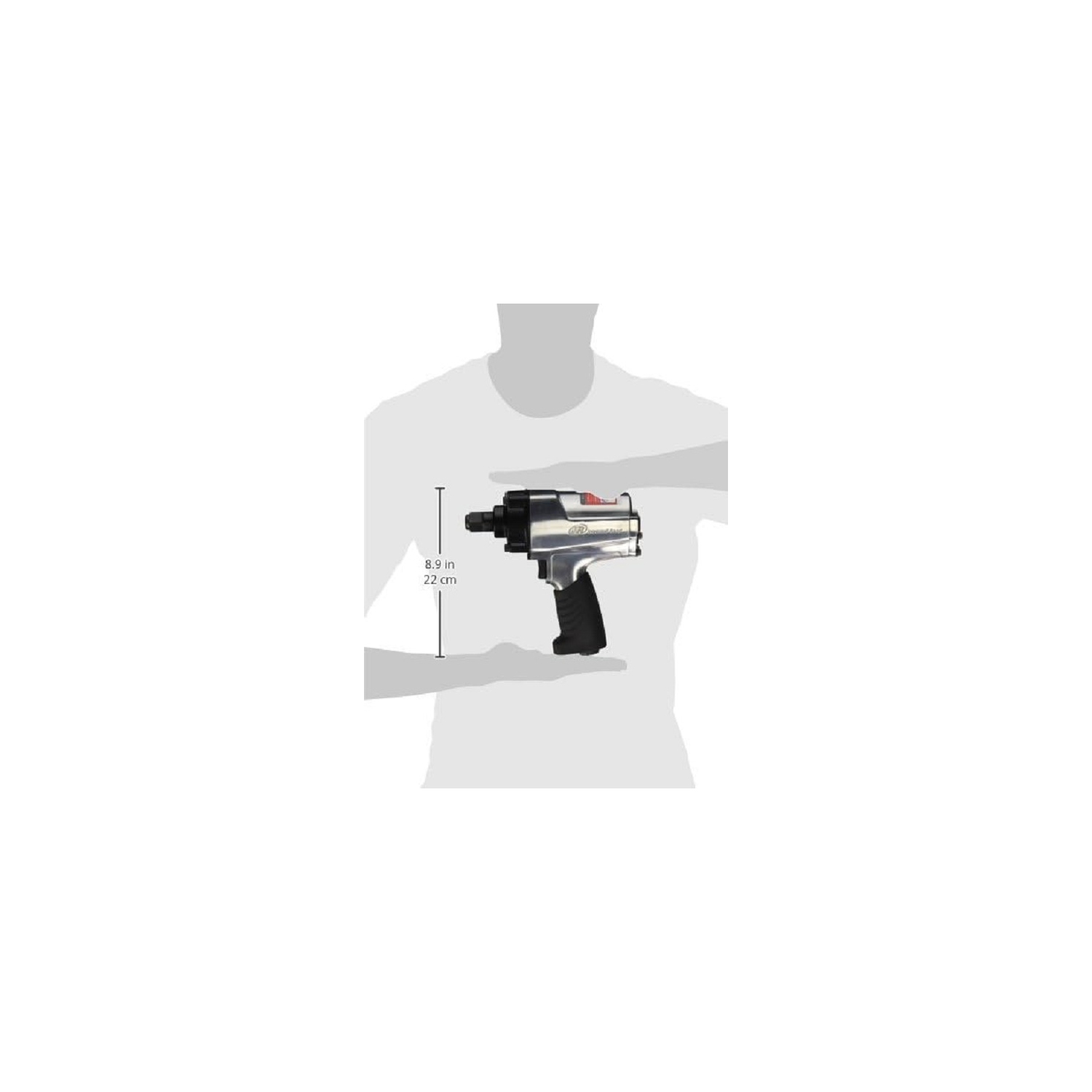 Ingersoll Rand 259G Edge Series 3/4" Drive Air Impact Wrench, 1050 ft lbs Max Reverse Torque, Variable Speed Trigger, 6 Vane Motor, Forward/Reverse