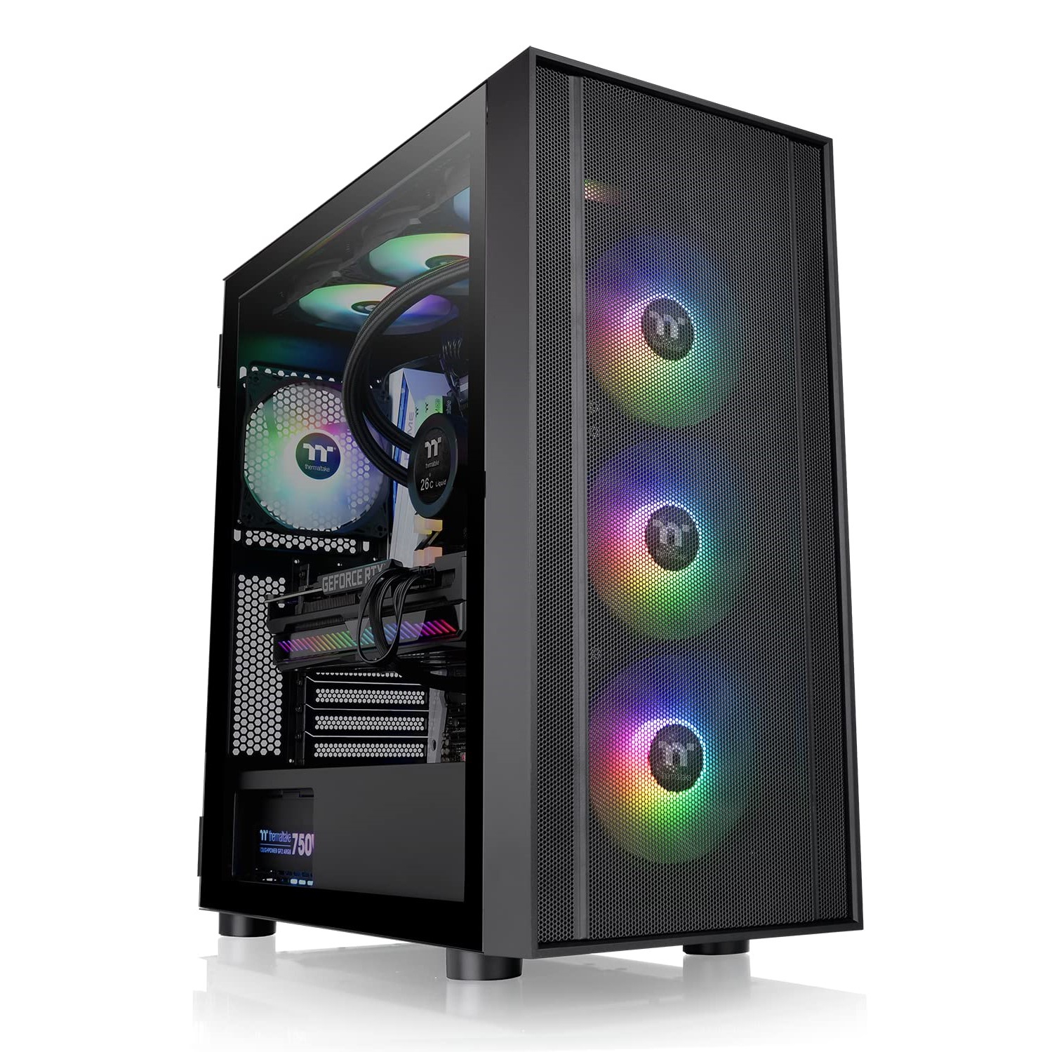 Zonic Gaming PC- Liquid Cooled Intel Core i9-14900KF,  GeForce RTX 4090, 64 GB DDR5 RAM, 2 TB NVME M.2 SSD,  Built in WIFI, RGB Gaming Keyboard kit, Windows 11