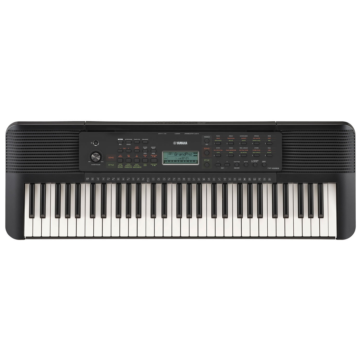 Clavier électrique portatif à 61 touches PSRE283 de Yamaha