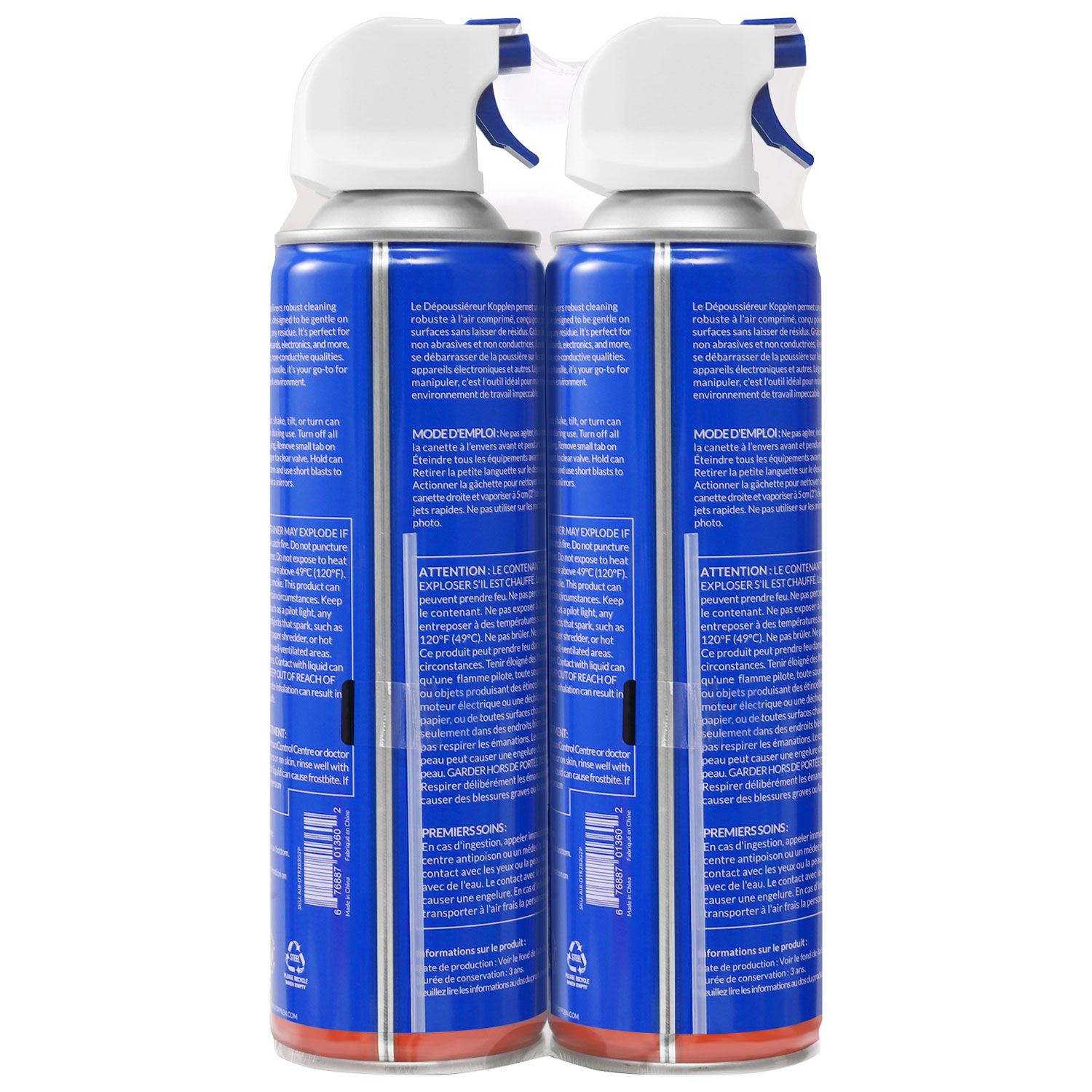 Kopplen Compressed 10oz Air Duster - 2-Pack