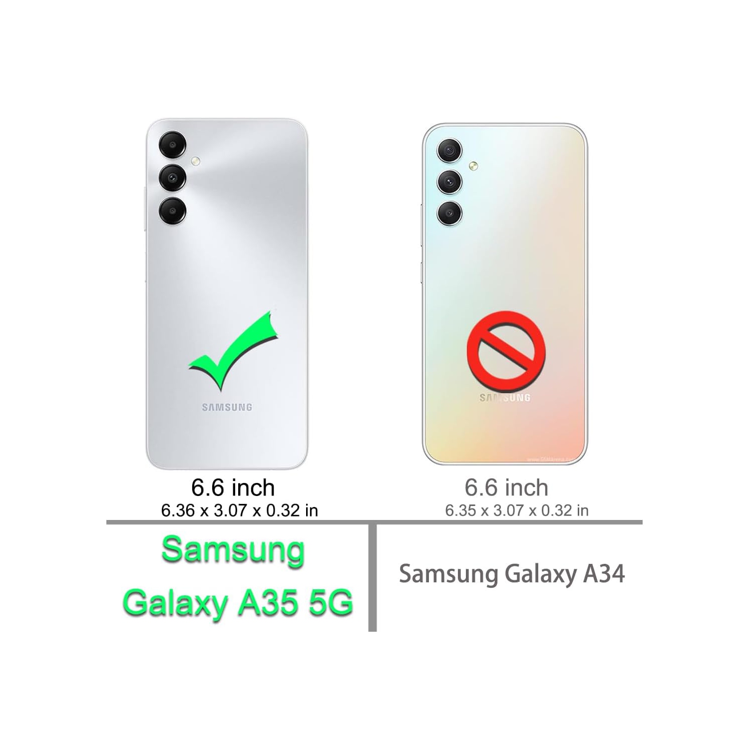 Tempered Glass for Samsung Galaxy A35 5G Screen HD Film 9H Anti-Scratch-Case Friendly, Bubble Free, Haptic Touch Accurate Screen Protector [2-Pack]
