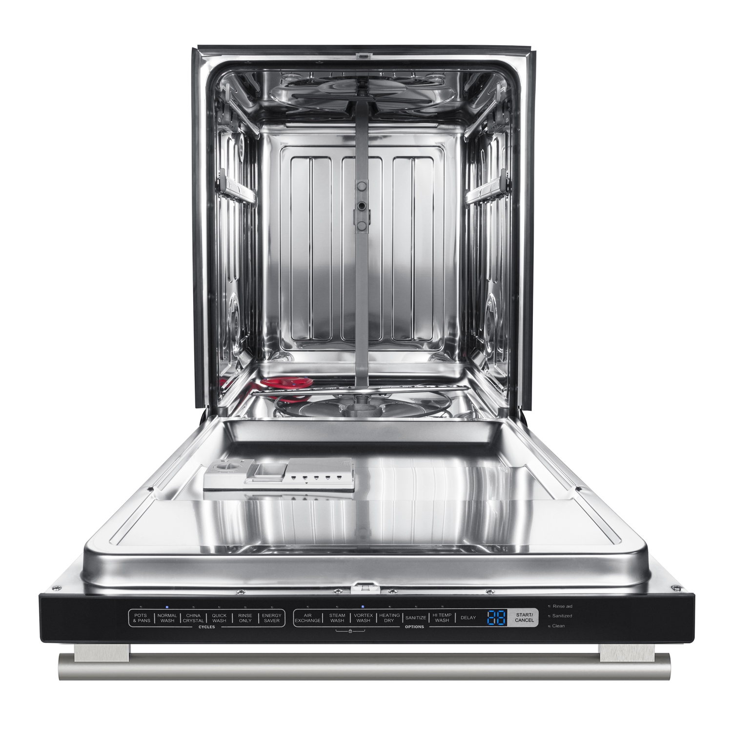 FORNO Pozzo 24-inch Built-In Dishwasher with 14-Place Setting Capacity and 6 Wash Programs - White