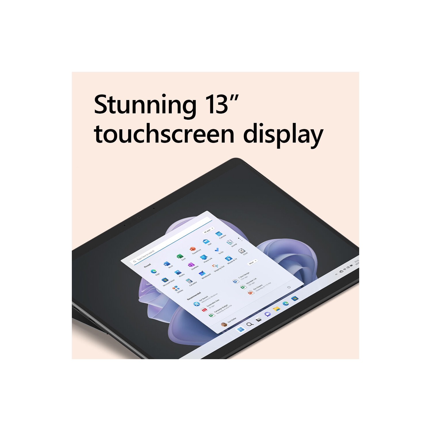 Refurbished Microsoft Surface Pro 9 (13 inch) - Intel Core i7-1255U, 16GB RAM, 512GB SSD, Windows 11 Home, Graphite