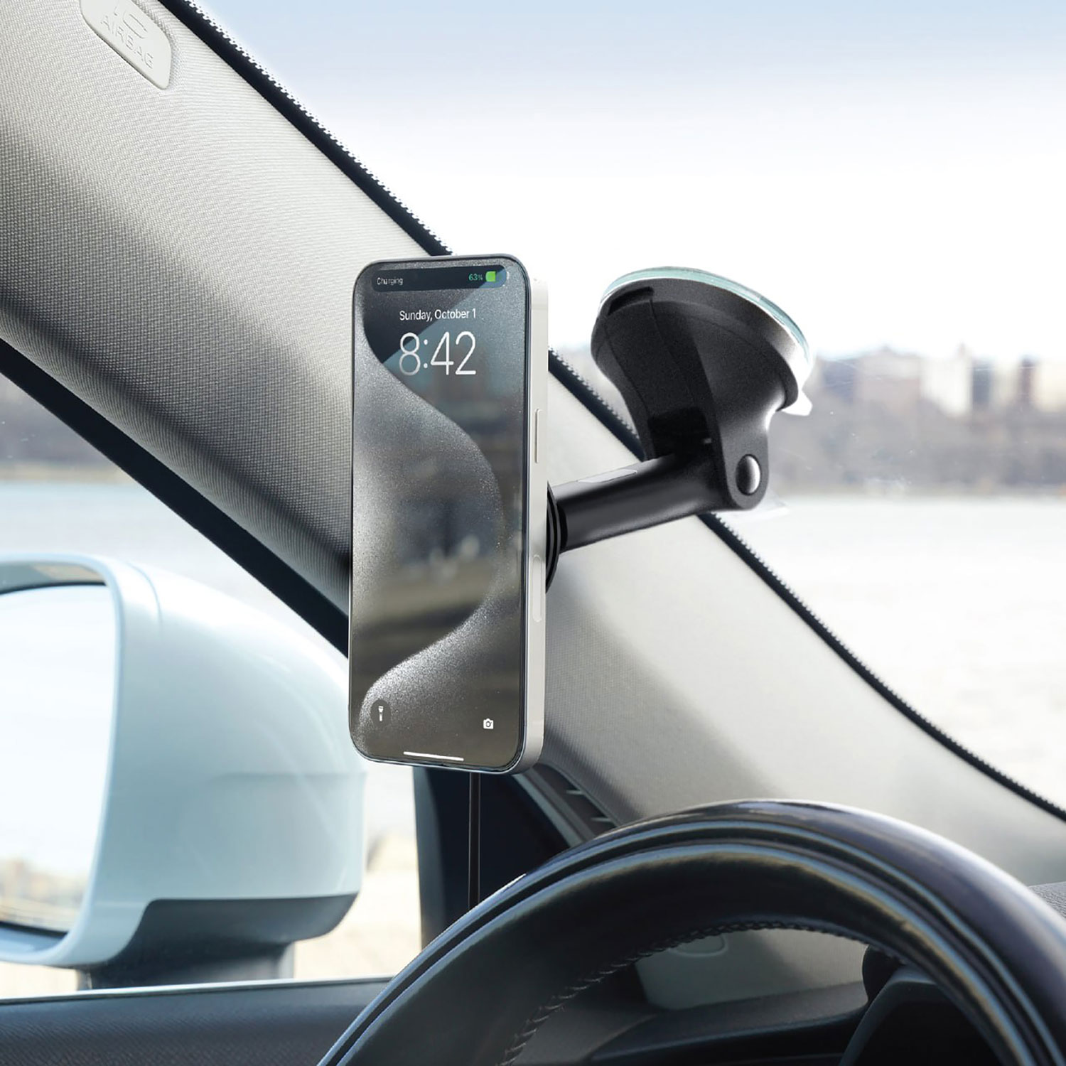 iOttie Velox Mini Qi2 Wireless Charging Car Dash & Windshield Mount