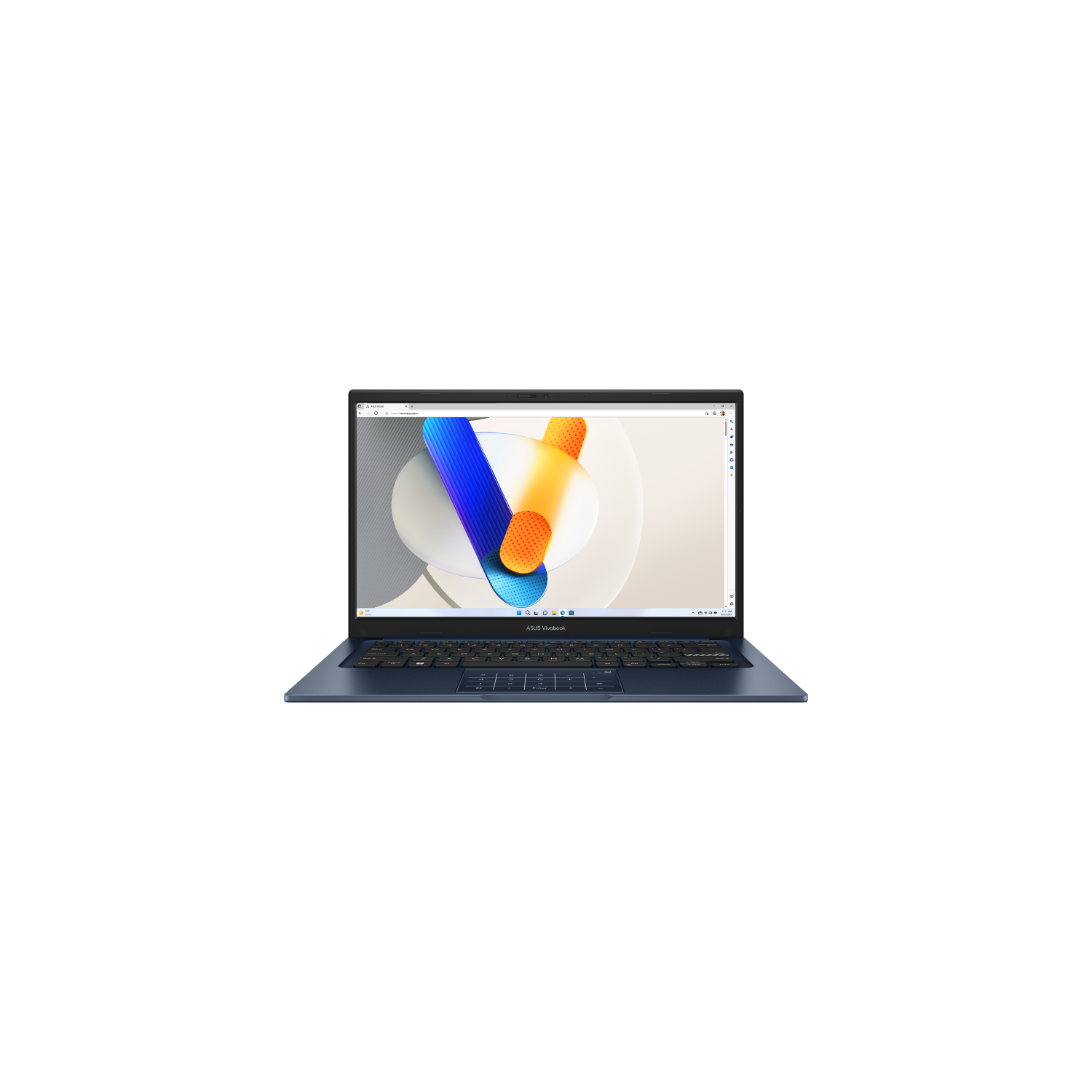 ASUS - Vivobook 14" FHD 1920 x 1080 Laptop - Intel Core i3-1215U Processor - 8GB Memory - 128GB SSD - Quiet Blue - 1 x HDMI 1.4 - Wi-Fi 6E - Windows 11 Home in S Mode