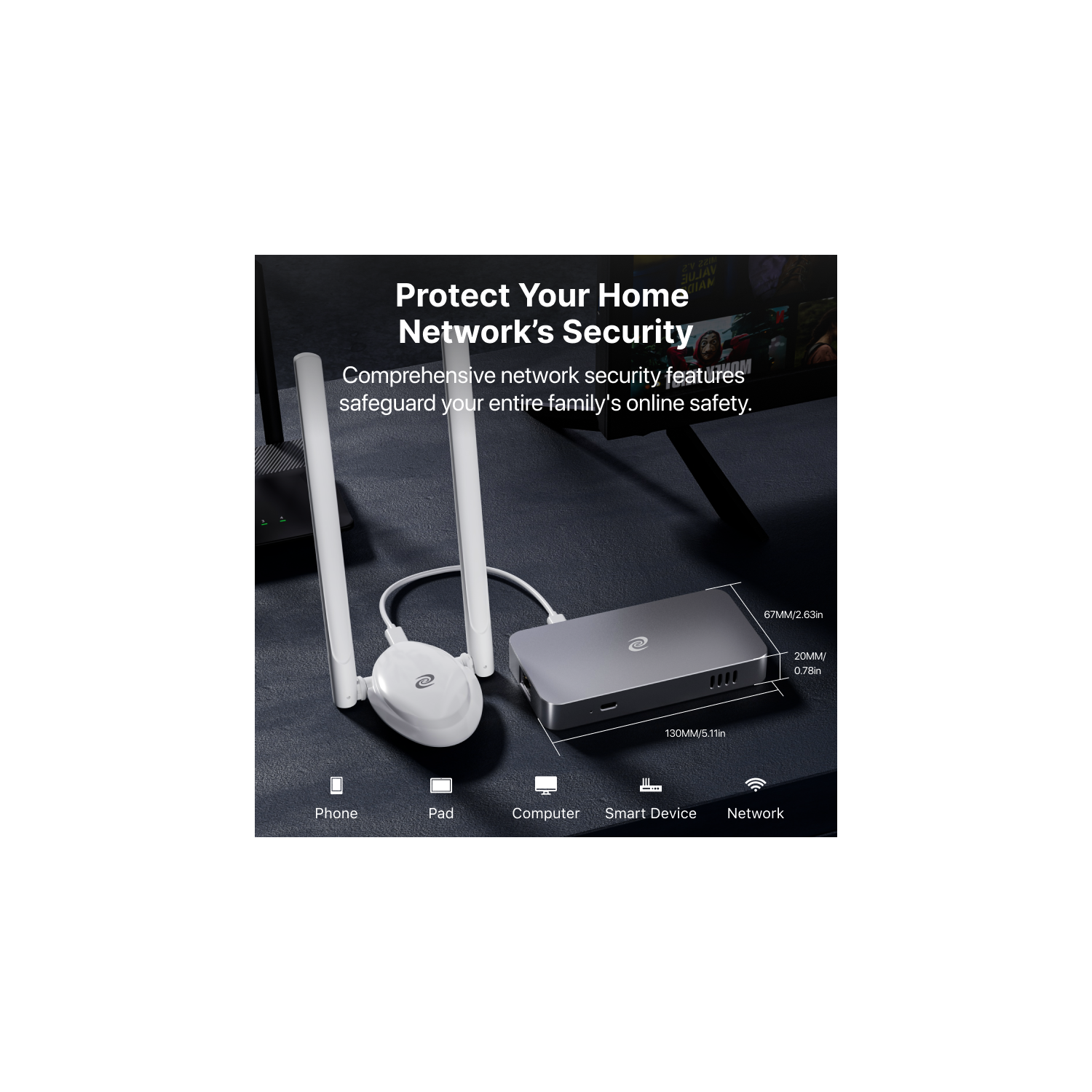 Deeper Connect Mini - Best Performance Decentralized VPN with a 7-layer enterprise-grade firewall. Lifetime free VPN router for home, supports up to