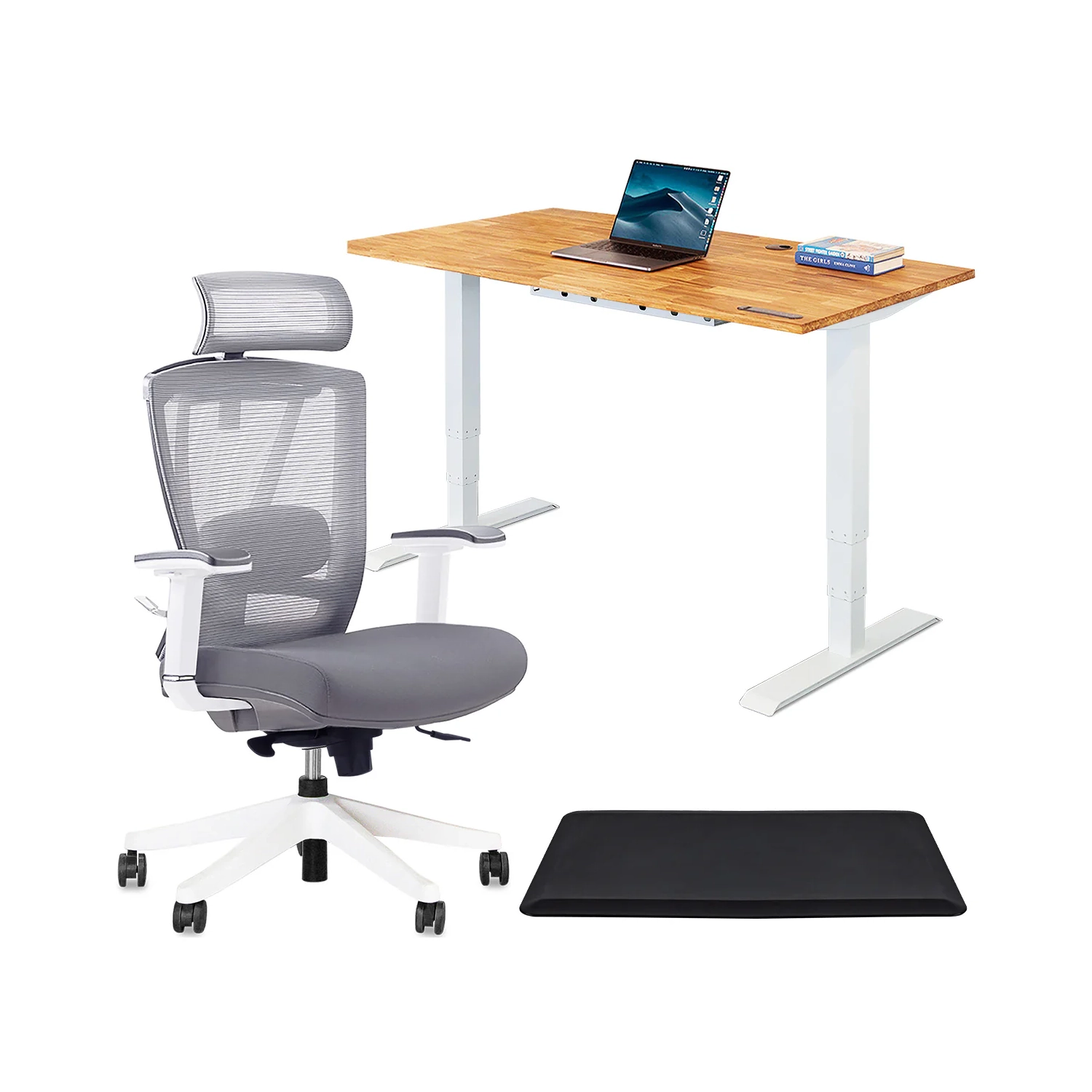 Ensemble circulaire blanc