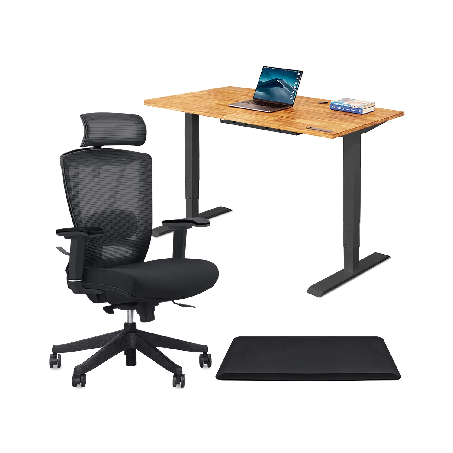 Ensemble circulaire noir