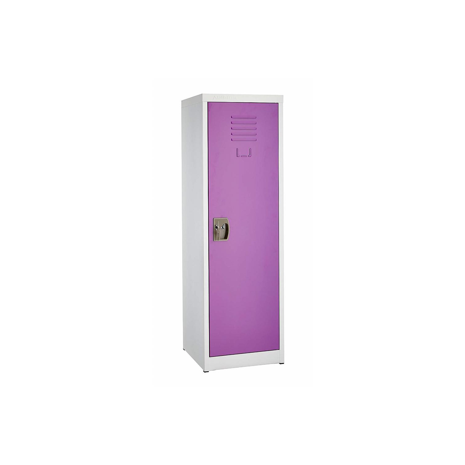 AdirOffice 48 in. H x 15 in. W Steel Single Tier Locker in Purple