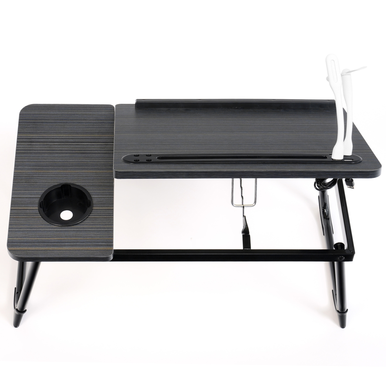 SHOPPINGALL Foldable Lap Desk for Bed – Table Stand with Angle Adjustment, Portable Sofa and Bed Tray - SA-LDB2