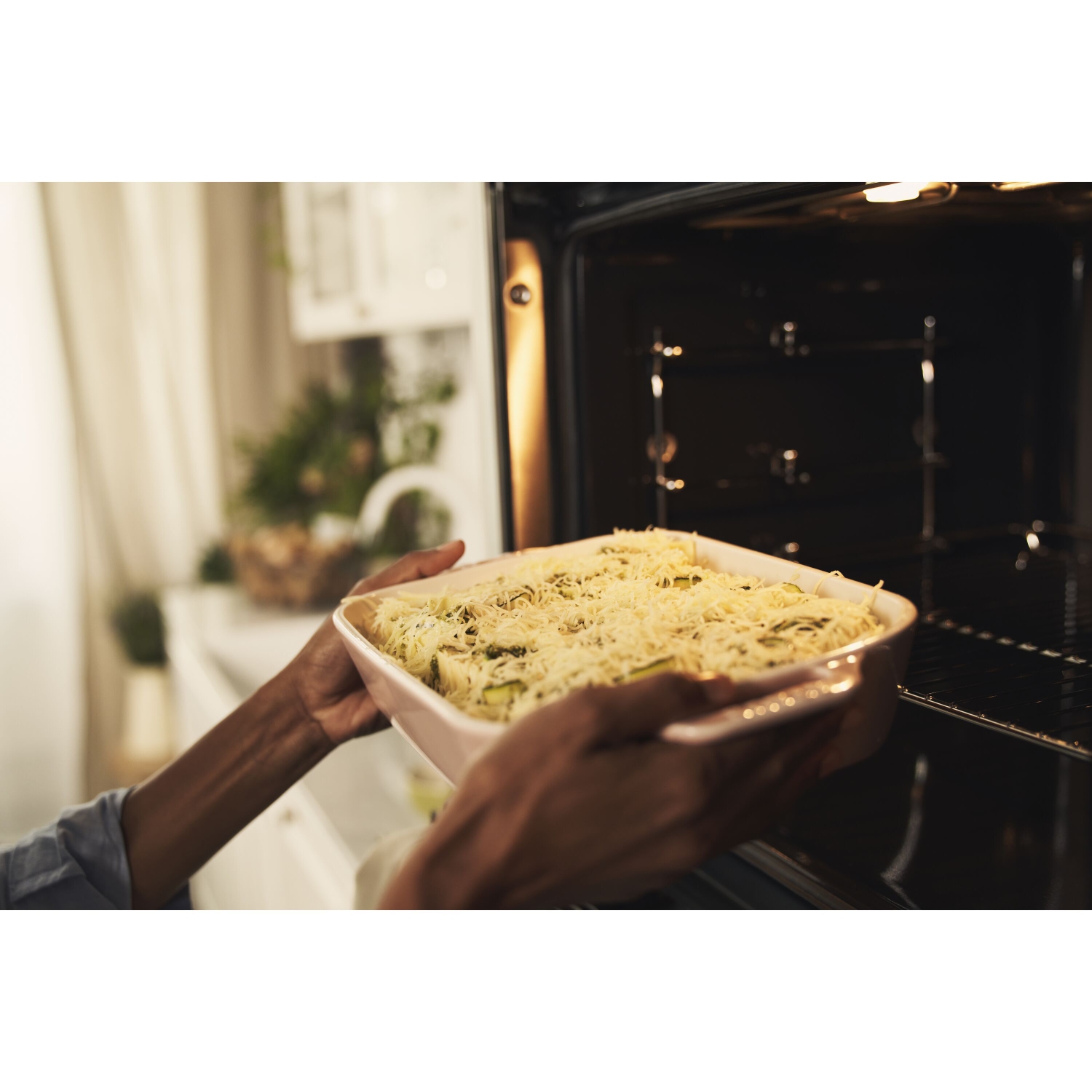 Ensemble de plats de cuisson rectangulaires en céramique de STAUB, Macaron rose pâle, 2 pièces